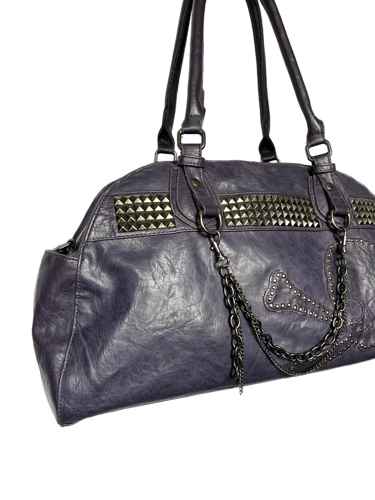 semanticdesign Semantic Design Studded Faux Leather Boston Bag Size ONE SIZE - 4 Thumbnail