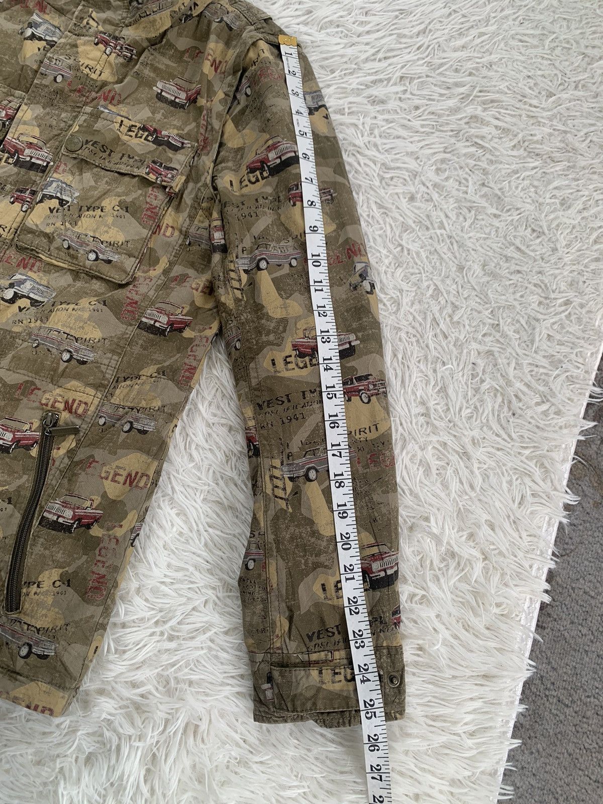 Jeep Full print jeep spirit jacket detachable sleeve Size US S / EU 44-46 / 1 - 16 Thumbnail