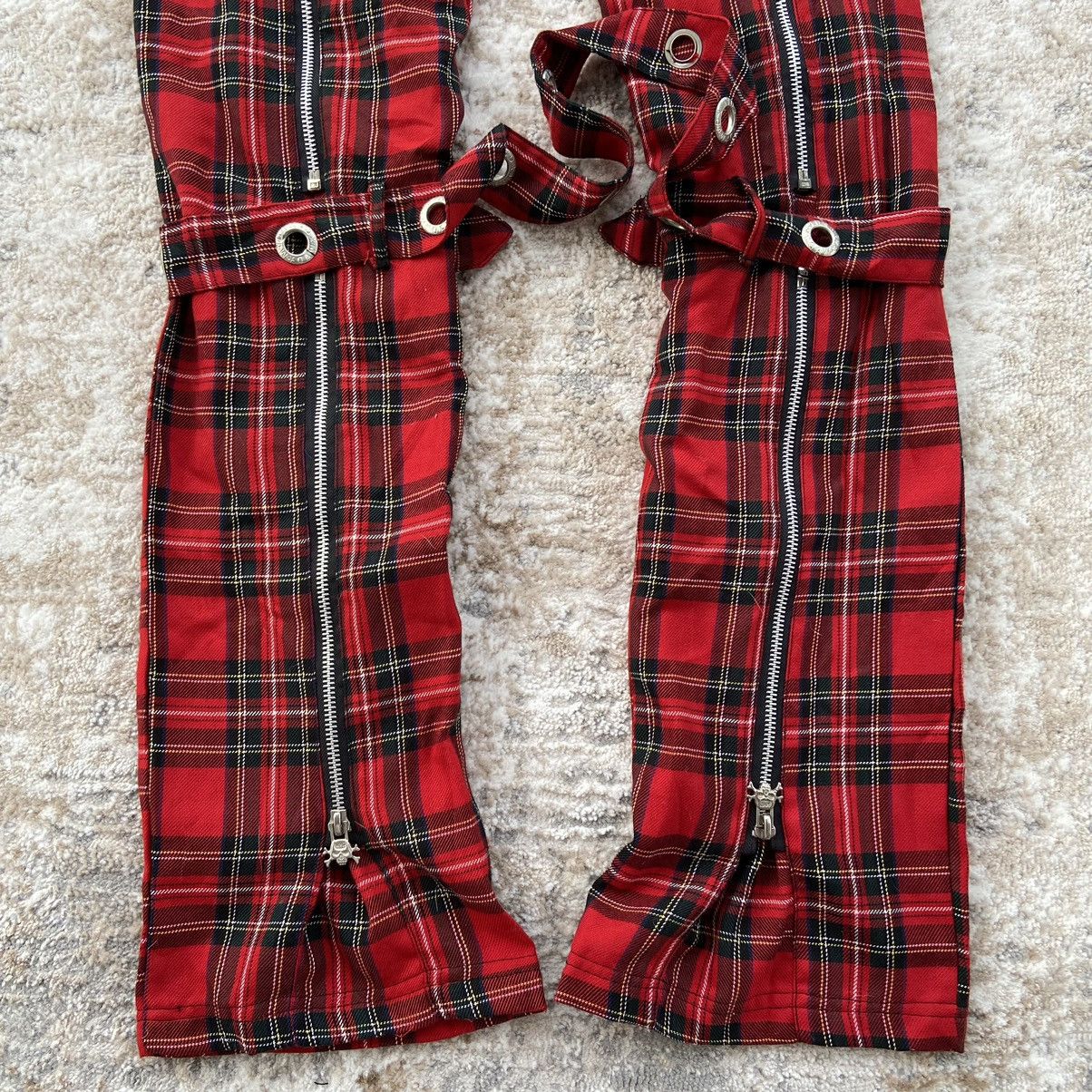 Japanese Brand × Seditionaries 90's Mad Punk Seditionaries Tartan Bondage Pants Size US 29 - 13 Thumbnail