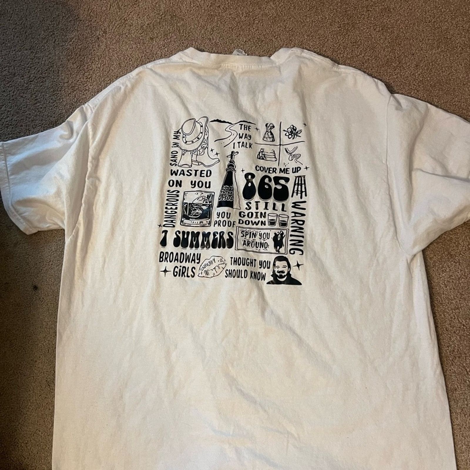 Hanes Wallen T-shirt Size US XL / EU 56 / 4 - 4 Thumbnail