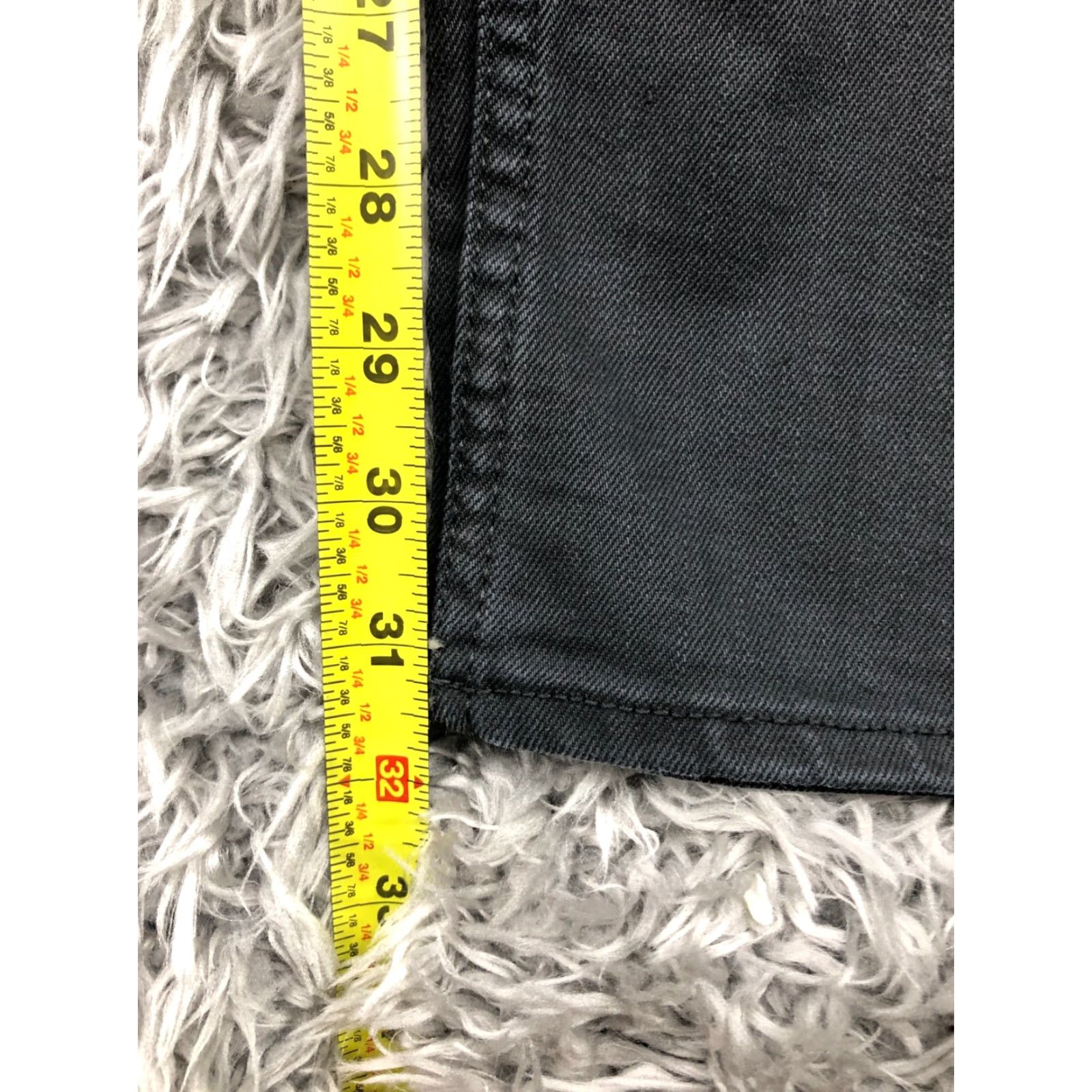 Banana Republic Banana Republic Jeans Size 31x32 Regular Straight Mens Gray Medium Wash Denim Cotton Blend Belt Loops 5-Pocket Size US 31 - 3 Thumbnail