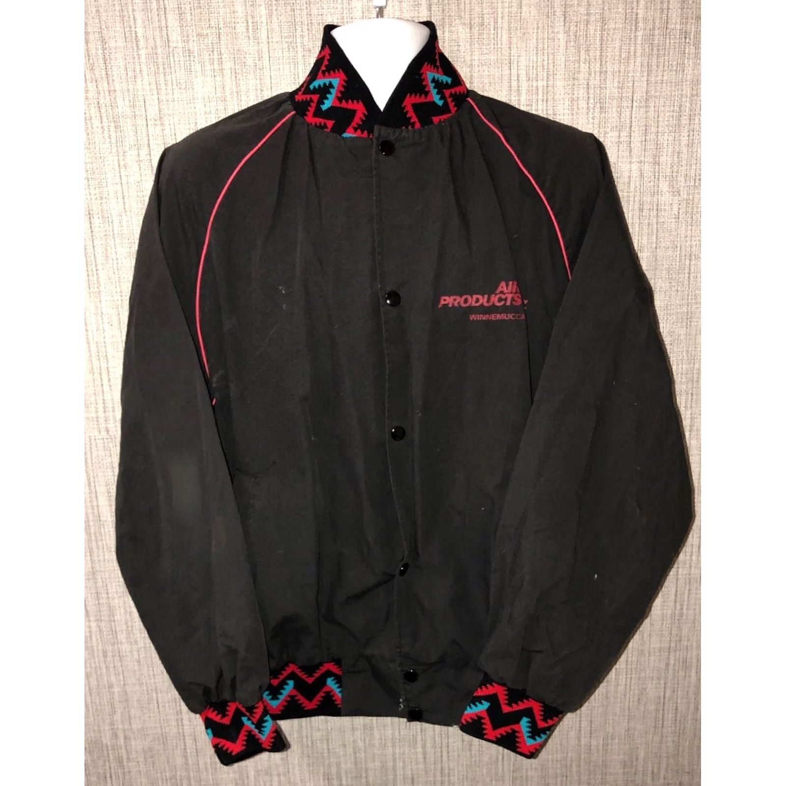 Vintage VINTAGE Westark USA Black Snap Button Jacket Mens XL Size US XL / EU 56 / 4 - 2 Thumbnail