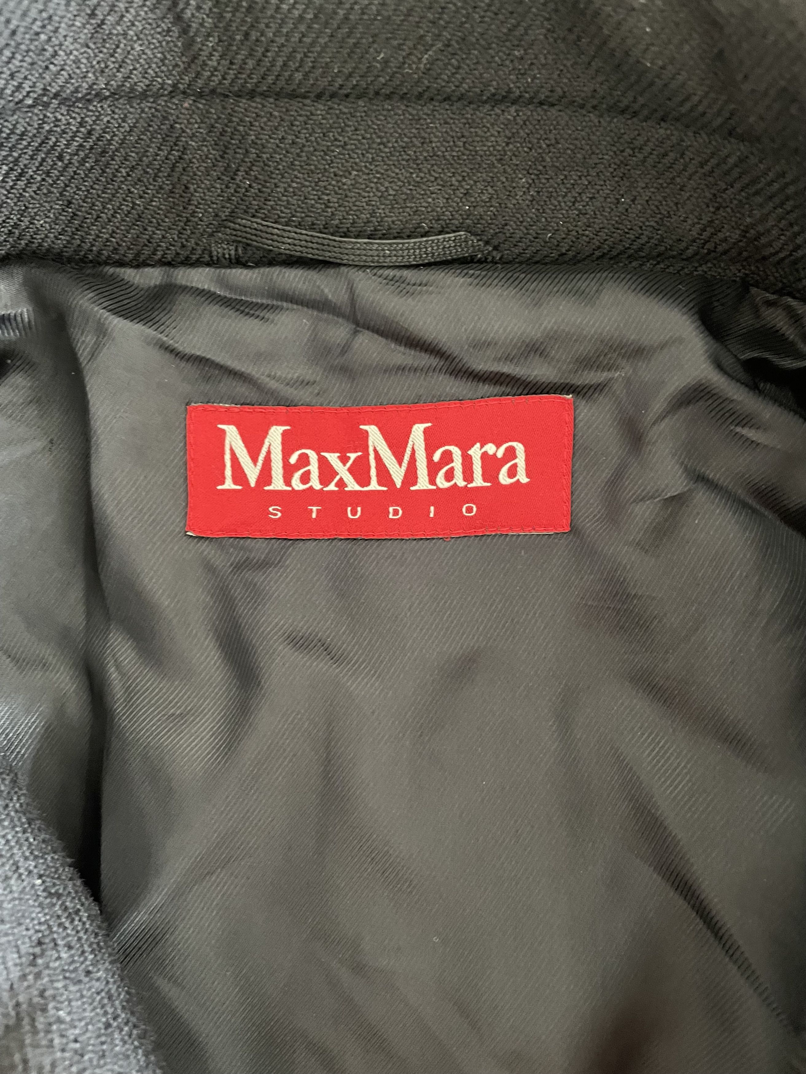 Max Mara Max Mara Studio Wool Tweed Coat Size L / US 10 / IT 46 - 6 Thumbnail
