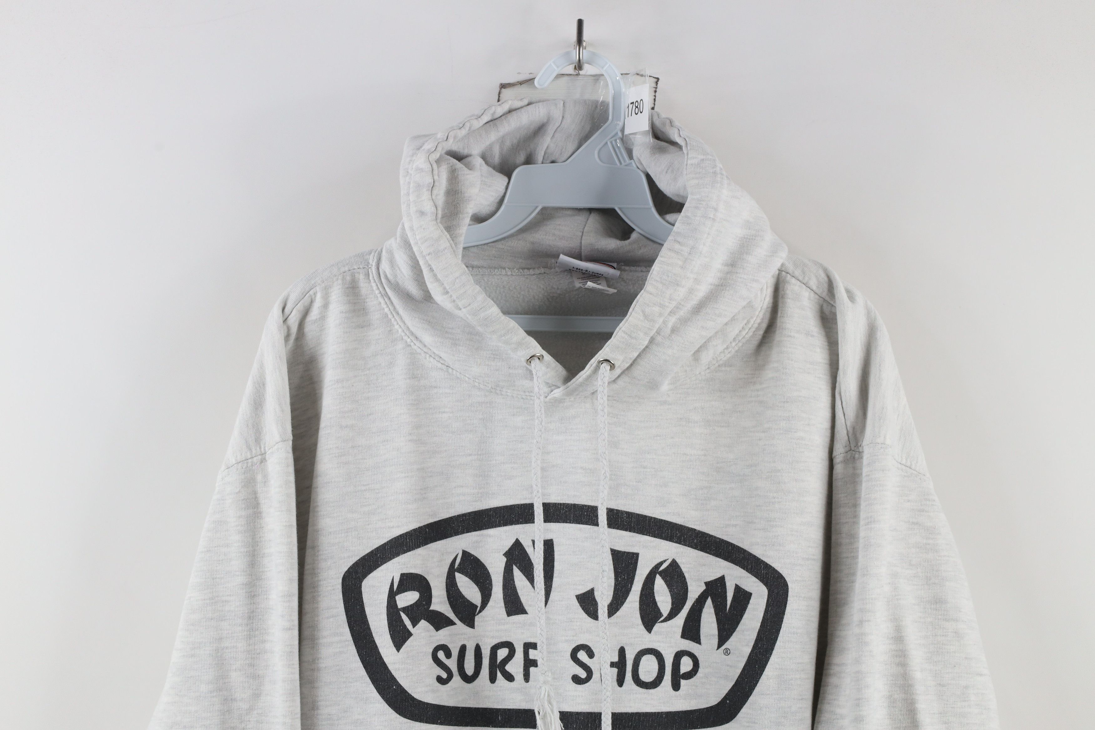 Vintage Vintage Ron Jon Surf Shop Spell Out Big Logo Hoodie Gray Size US L / EU 52-54 / 3 - 2 Thumbnail