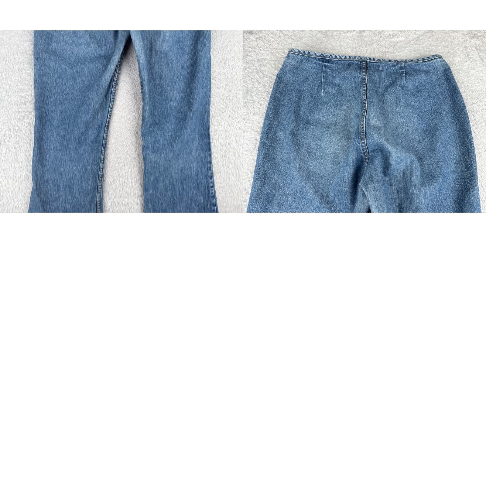 Elleme VINTAGE Ellemenno Jeans Juniors 9 Blue Denim Bootcut Button Fly Mid Rise Cotton 30x30 Jeans Women Blue 30x30 Mens? Size 30" / US 8 / IT 44 - 10 Thumbnail