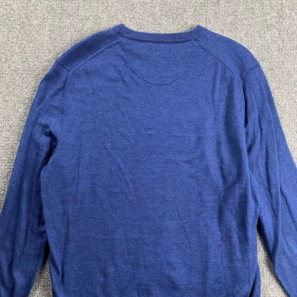 Club Room Club Room Sweater Men's Large Crew Neck Pullover Merino Wool Size US L / EU 52-54 / 3 - 4 Thumbnail