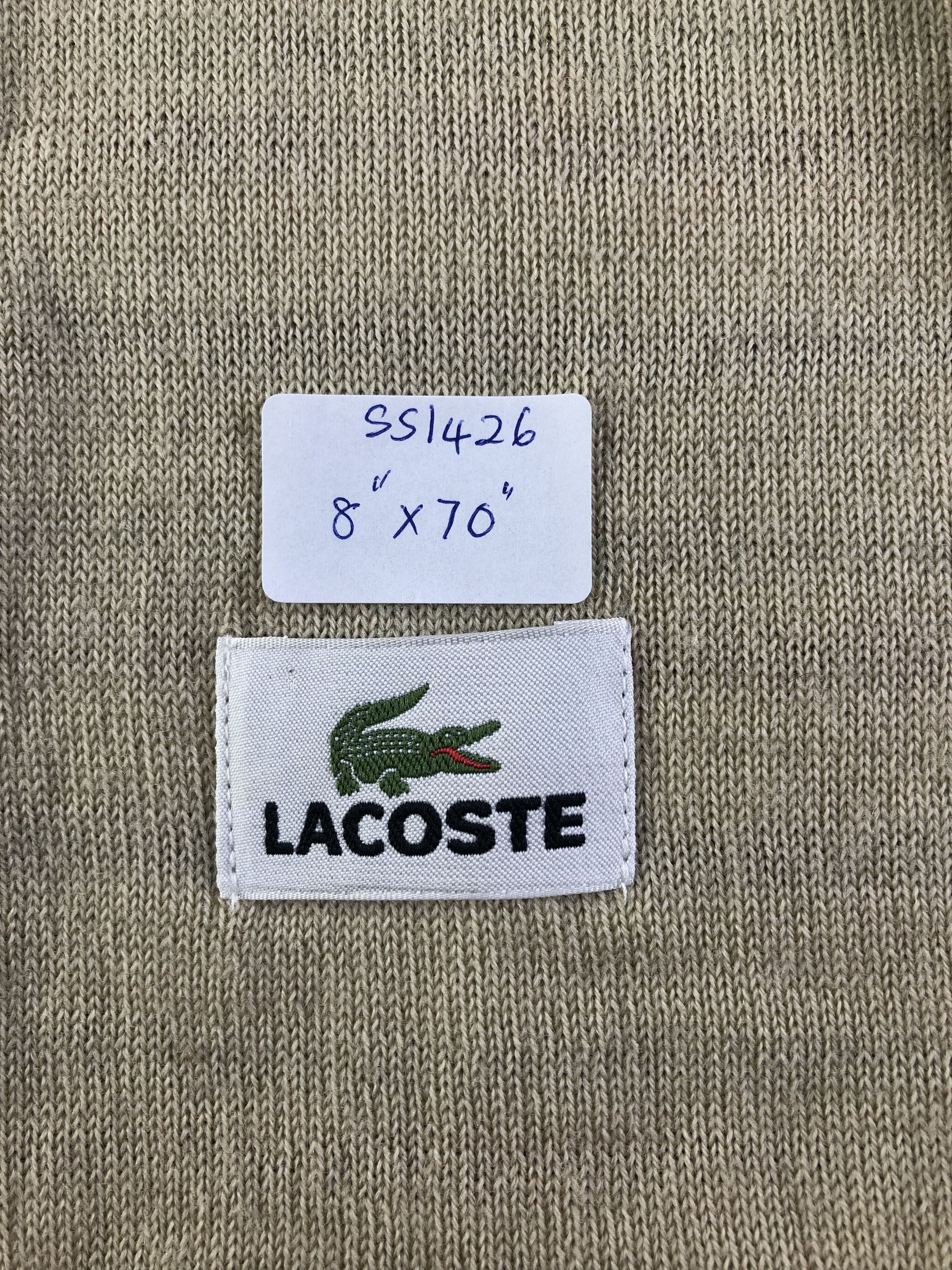 Lacoste Lacoste Wool Scarf / Muffler / Neckwear SS1426 Size ONE SIZE - 5 Thumbnail