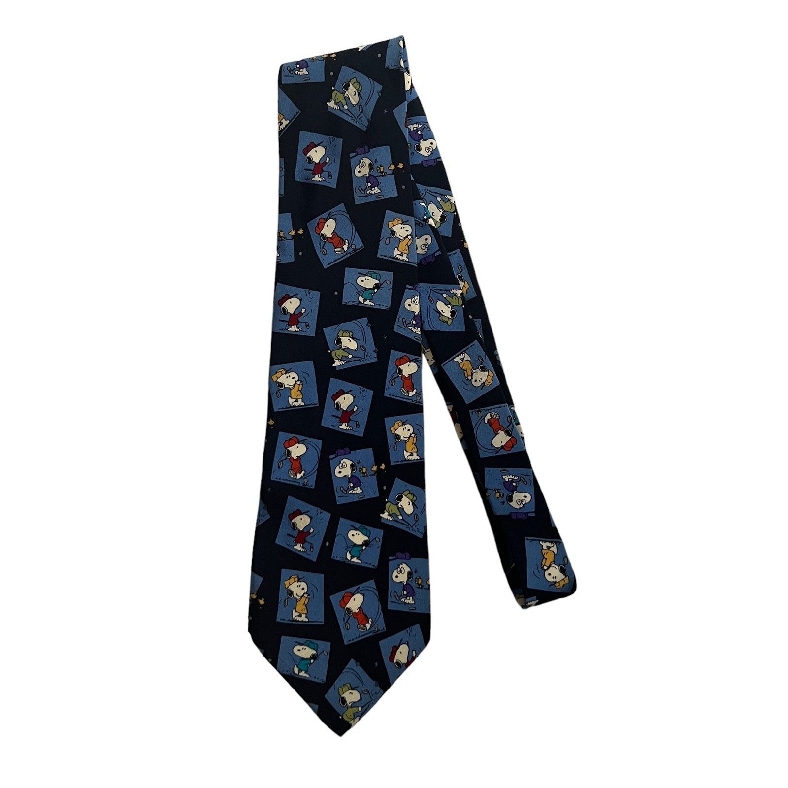 Peanuts Snoopy & Friends Peanuts Golf is Good for Your Health Tie Size ONE SIZE - 3 Thumbnail