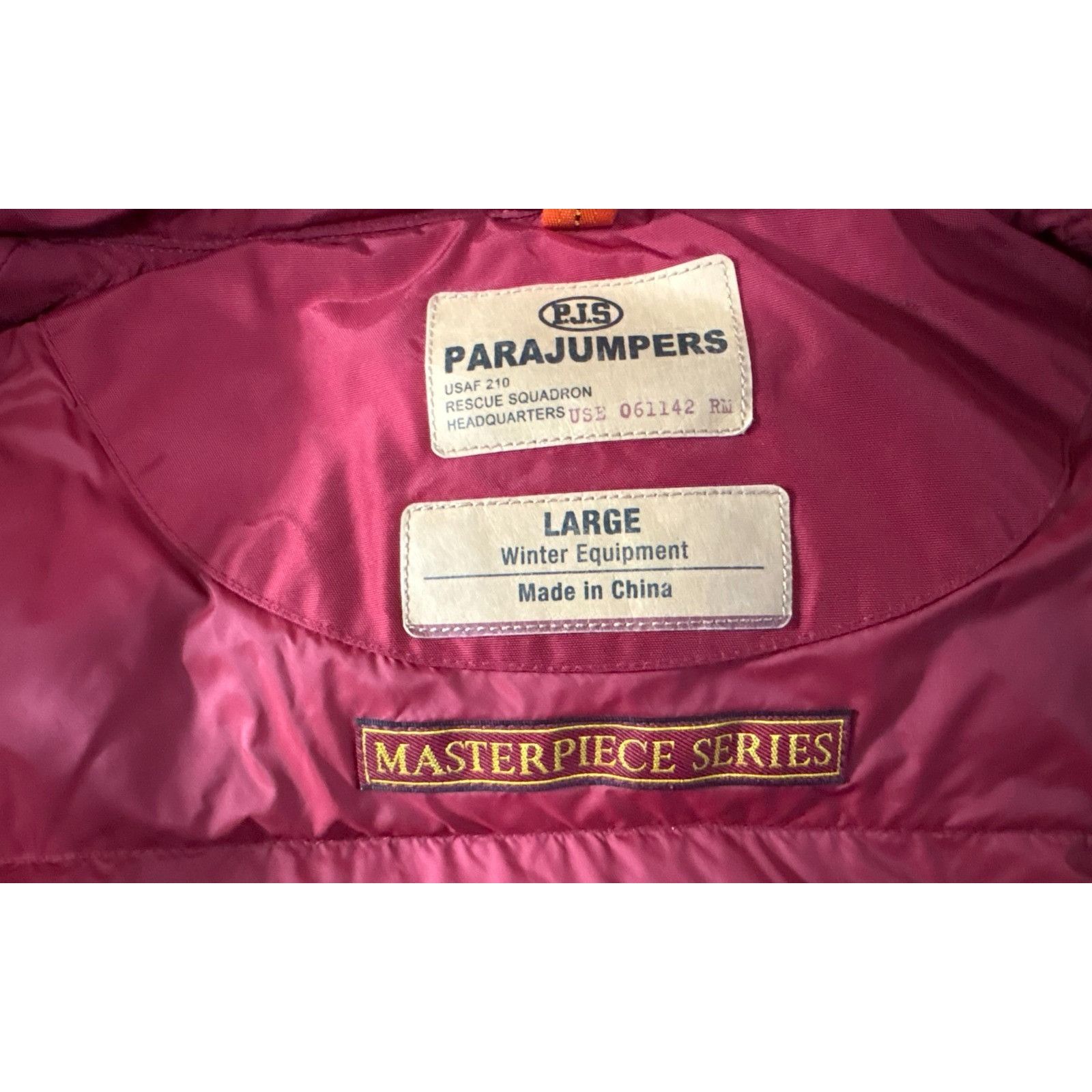 Parajumpers Parajumpers Long Bear hooded down coat jacket parka size L c Size L / US 10 / IT 46 - 2 Thumbnail