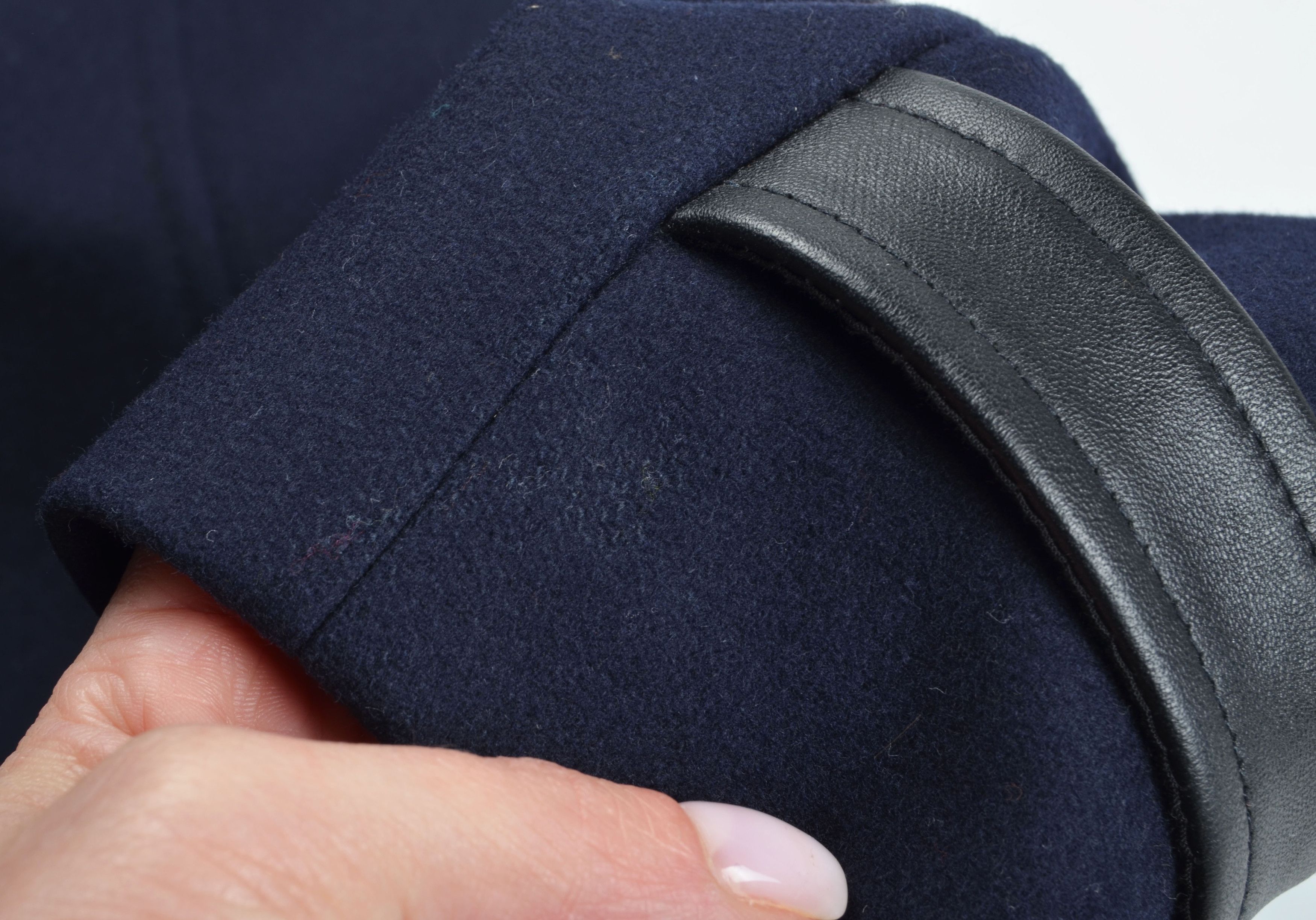 The Kooples The Kooples Navy Wool Cashmere Blend Duffle Coat Size XS / US 0-2 / IT 36-38 - 12 Thumbnail