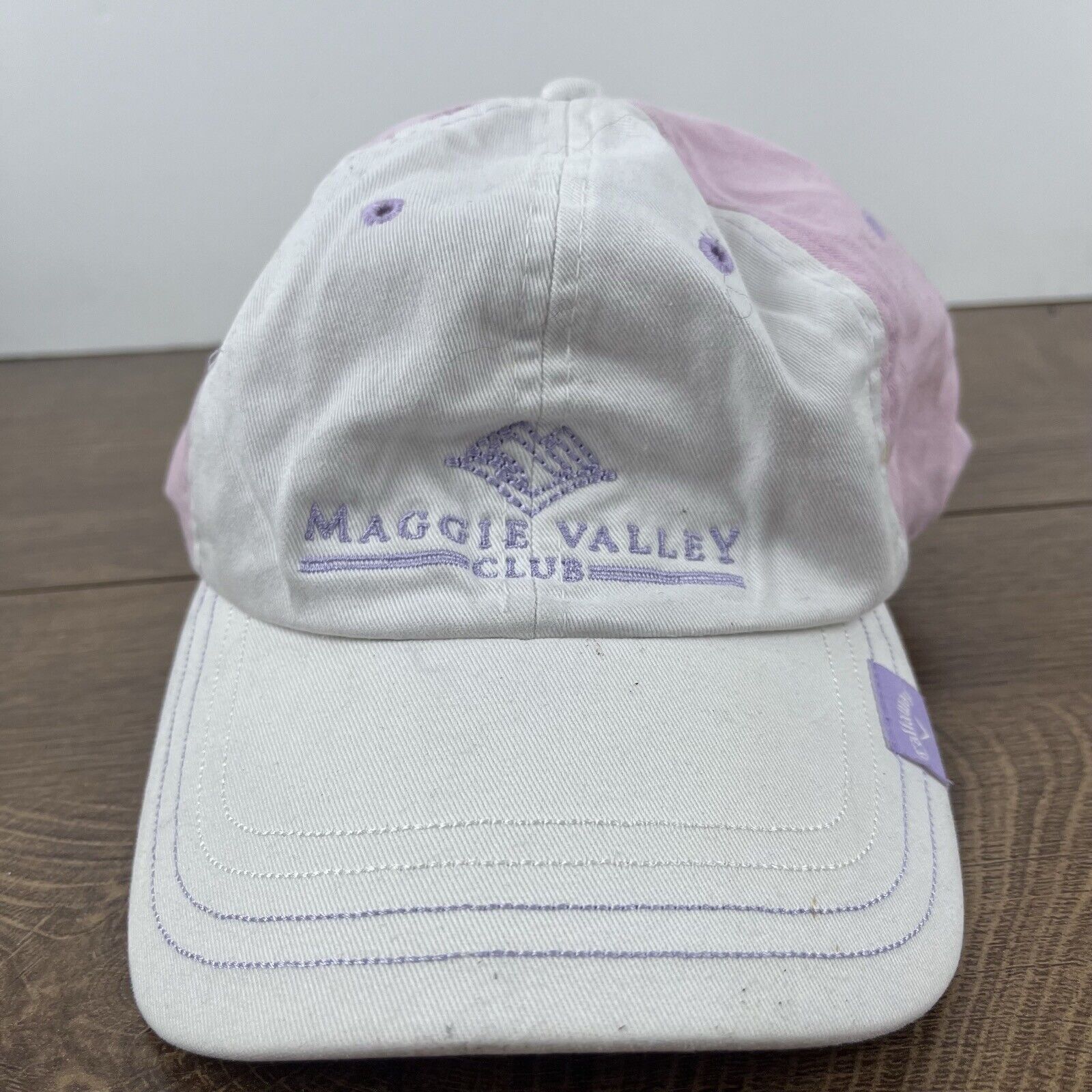 Other Maggie Valley Club Hat Adjustable Hat White Adjustable Hat W Size ONE SIZE - 4 Thumbnail