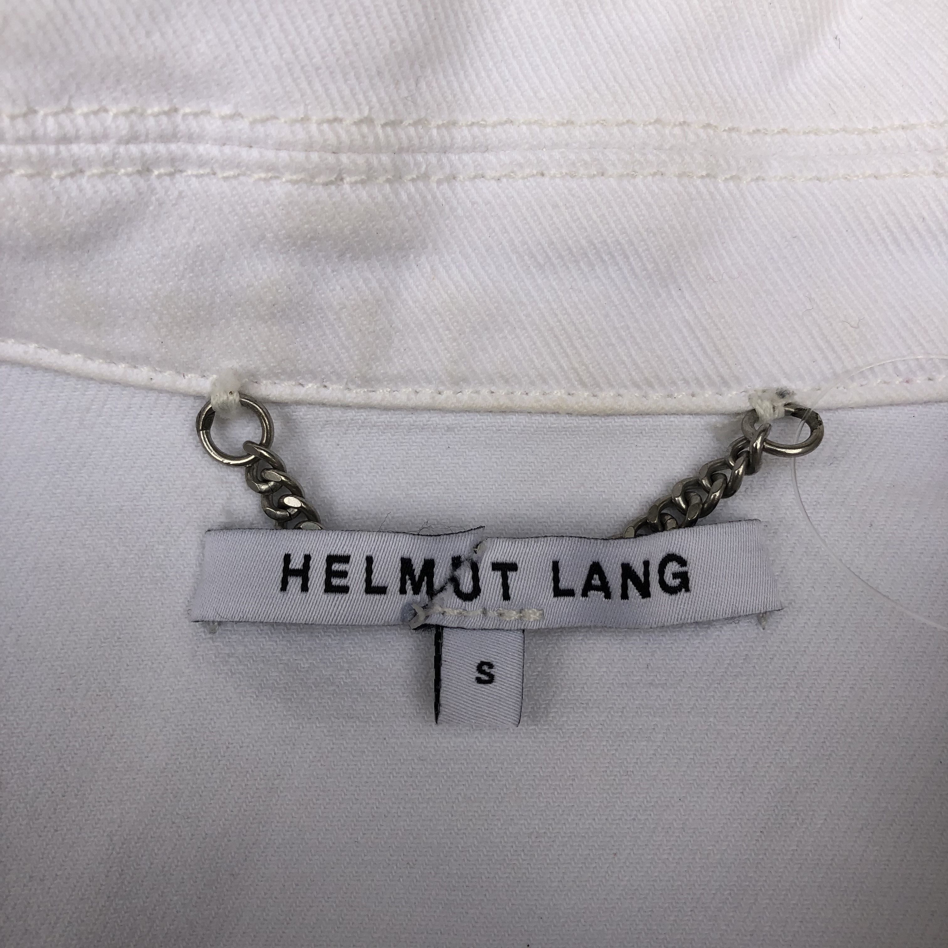 Helmut Lang Helmut lang Distressed Denim Jacket Size US S / EU 44-46 / 1 - 6 Thumbnail