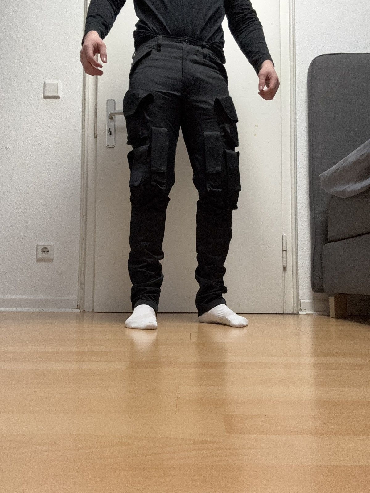 Julius Julius F/W 2024 “Rift” Skinny Gasmask Prism Cargo Pants Size US 32 / EU 48 - 7 Thumbnail