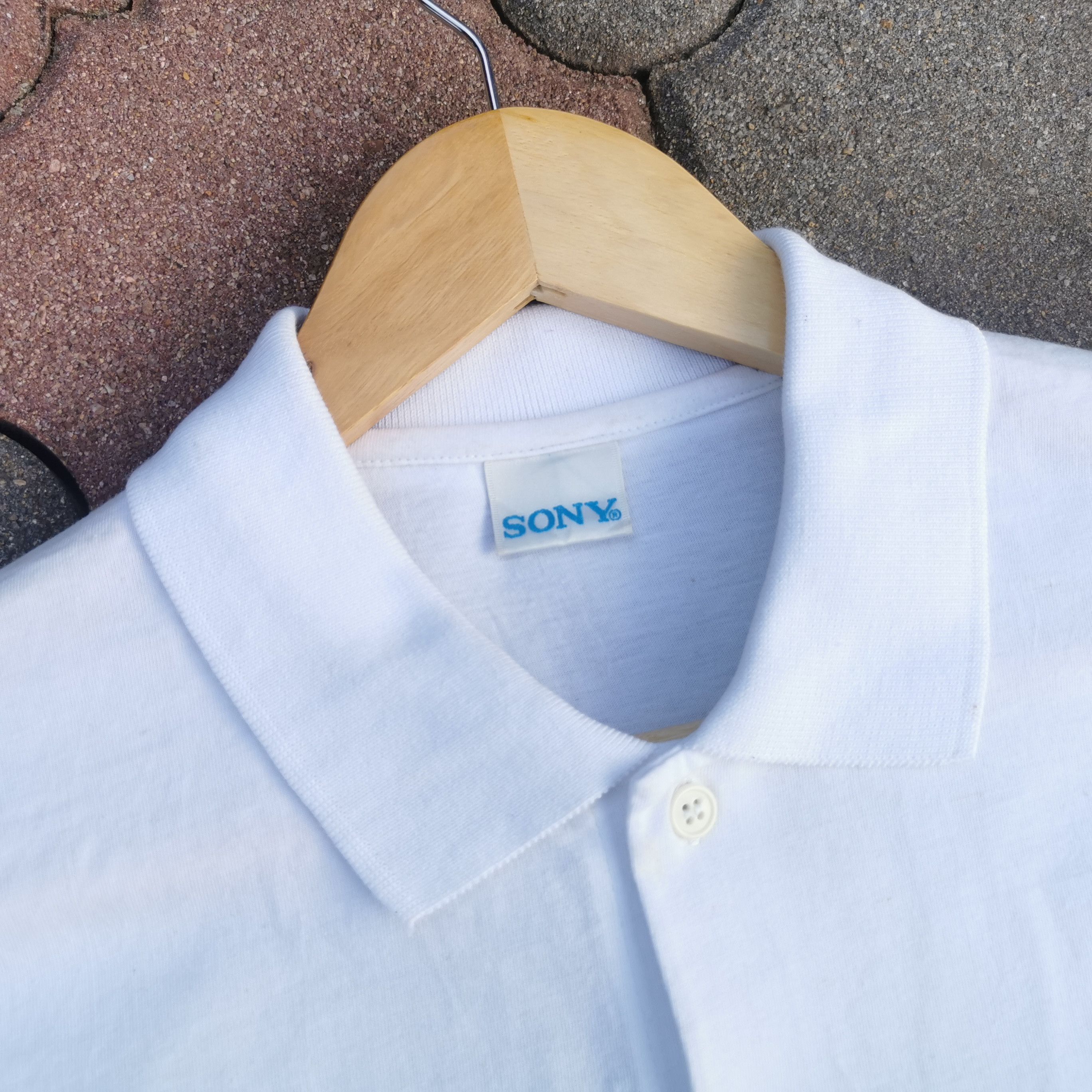 Sony × Vintage Vintage Sony Japanese Brand Polo Shirt Size US L / EU 52-54 / 3 - 5 Thumbnail