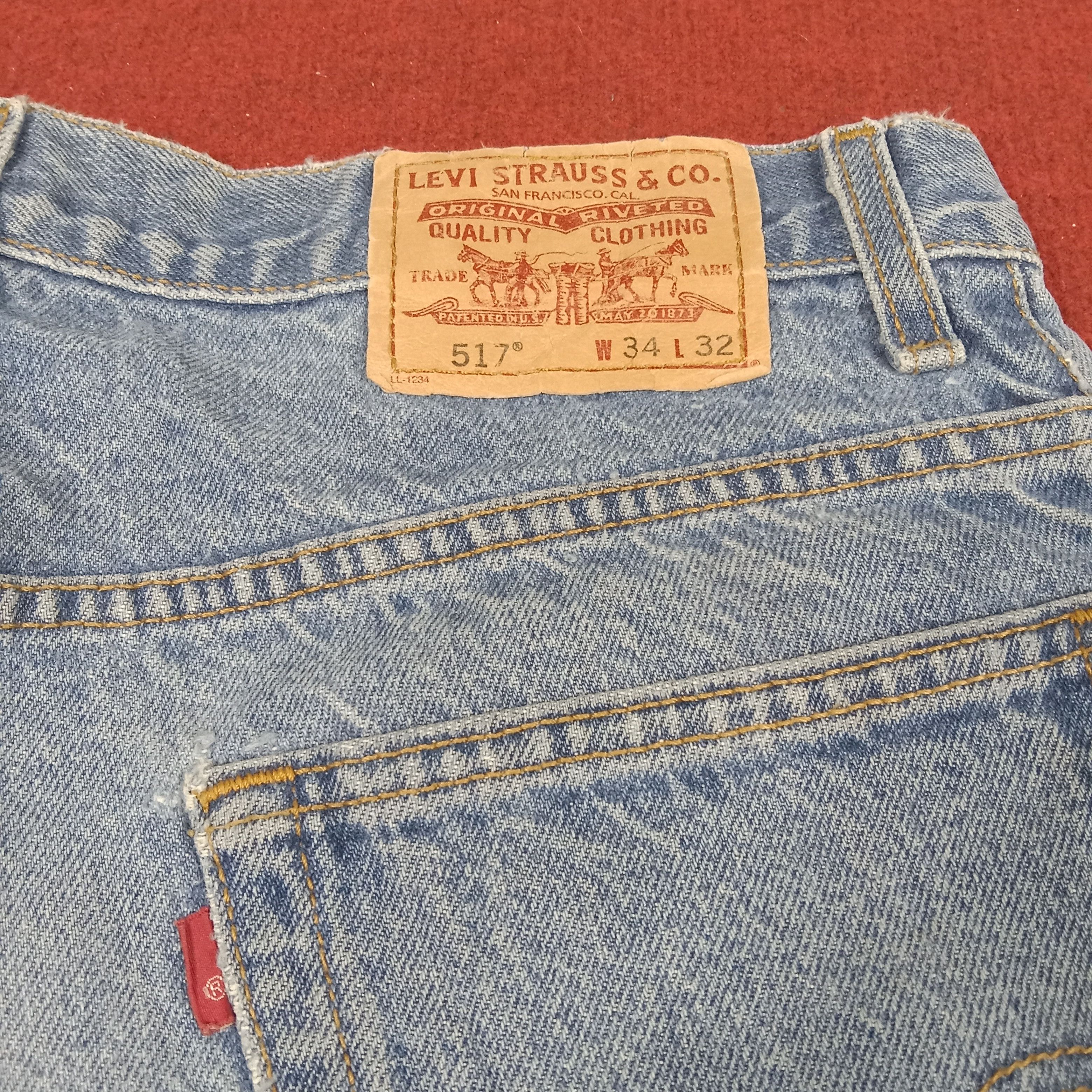 Levi's × Vintage Levis Daily Wear Rock Bootcut Style Distressed Jeans Size US 33 - 15 Thumbnail