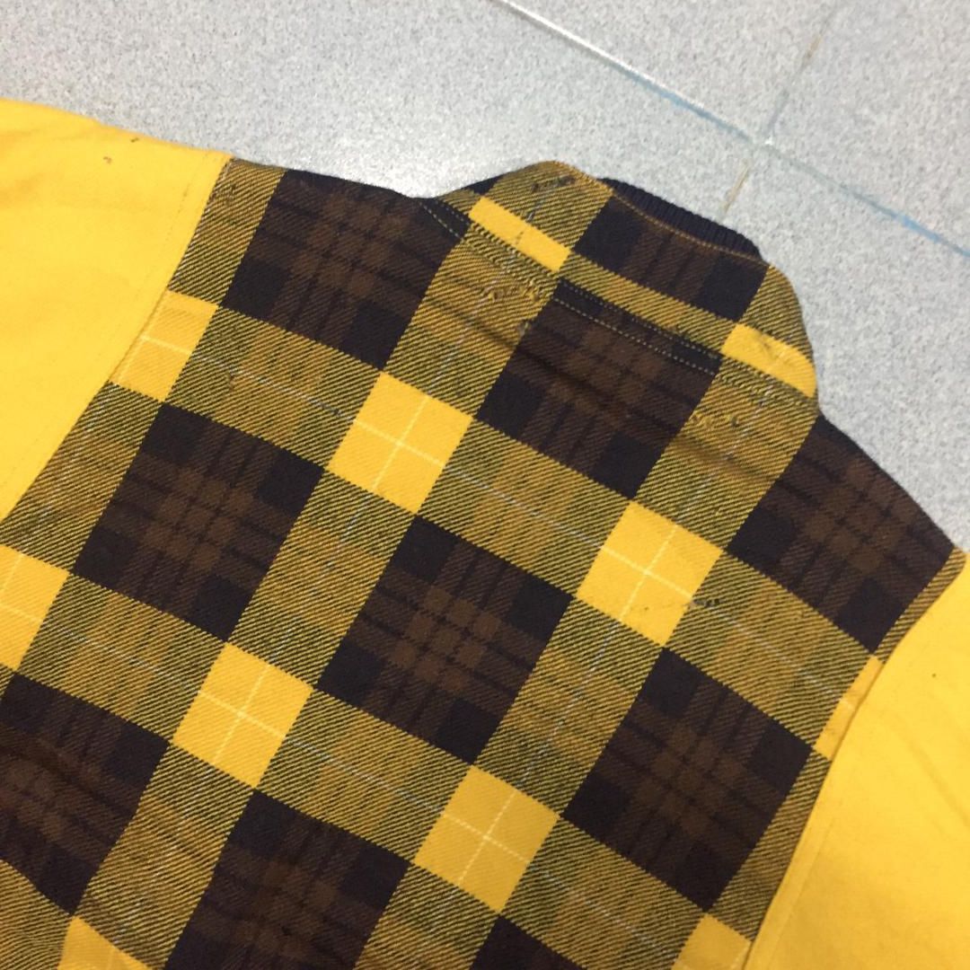 Lancel × Vintage Distressed Vintage Wool Plaid Nova Jacket Lancel Paris Size M / US 6-8 / IT 42-44 - 5 Thumbnail