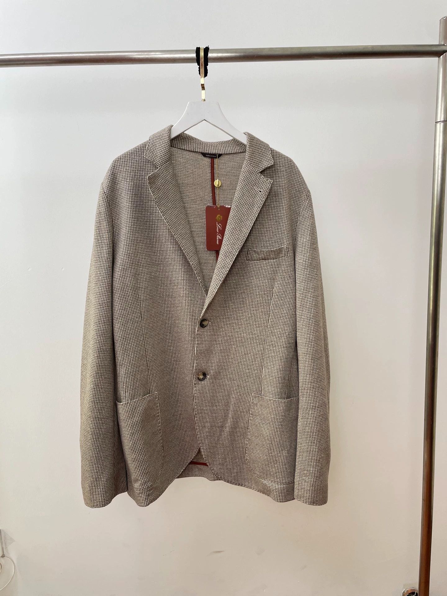Loro Piana Loro Piana Check Linen Jacket 52 (180/100A) Size US L / EU 52-54 / 3 - 1 Thumbnail