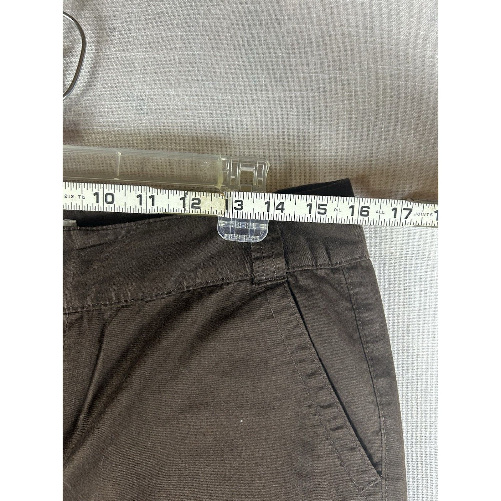 Charter Club Charter Club Classic Straight Cropped Capri Pants Sz 8 Brown Size 30" / US 8 / IT 44 - 2 Thumbnail