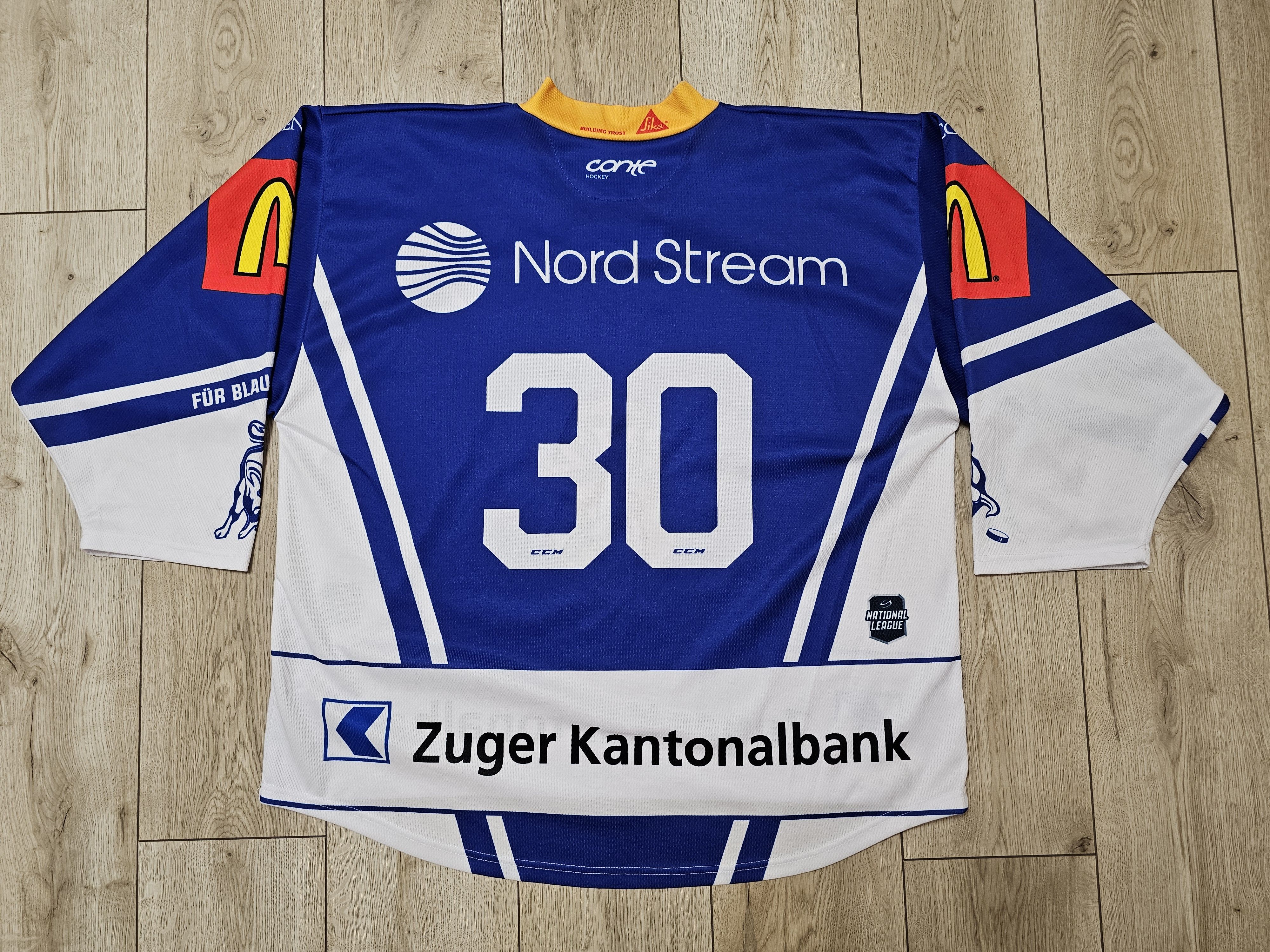 Vintage EVZ HOCKEY JERSEY EV ZUG JERSEY 2023 SWITZERLAND HOCKEY ICE Size US XL / EU 56 / 4 - 2 Thumbnail