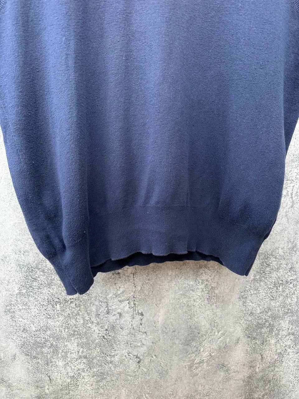 Polo Ralph Lauren × Vintage Polo Ralph Lauren Vintage Navy Vest Gilet Cotton Pullover Size US L / EU 52-54 / 3 - 7 Thumbnail