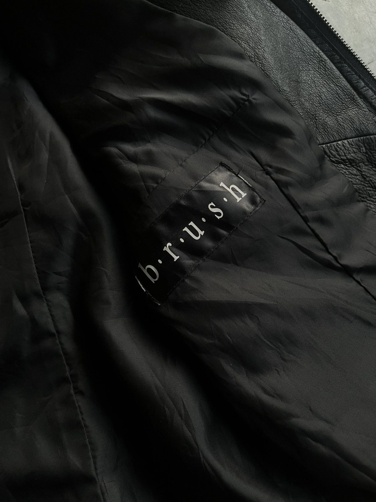 Isamu Katayama Backlash JAPANESE B.R.U.S.H BONO LEATHER JACKET ZIP MULTI POCKET VKEI Size US S / EU 44-46 / 1 - 13 Thumbnail