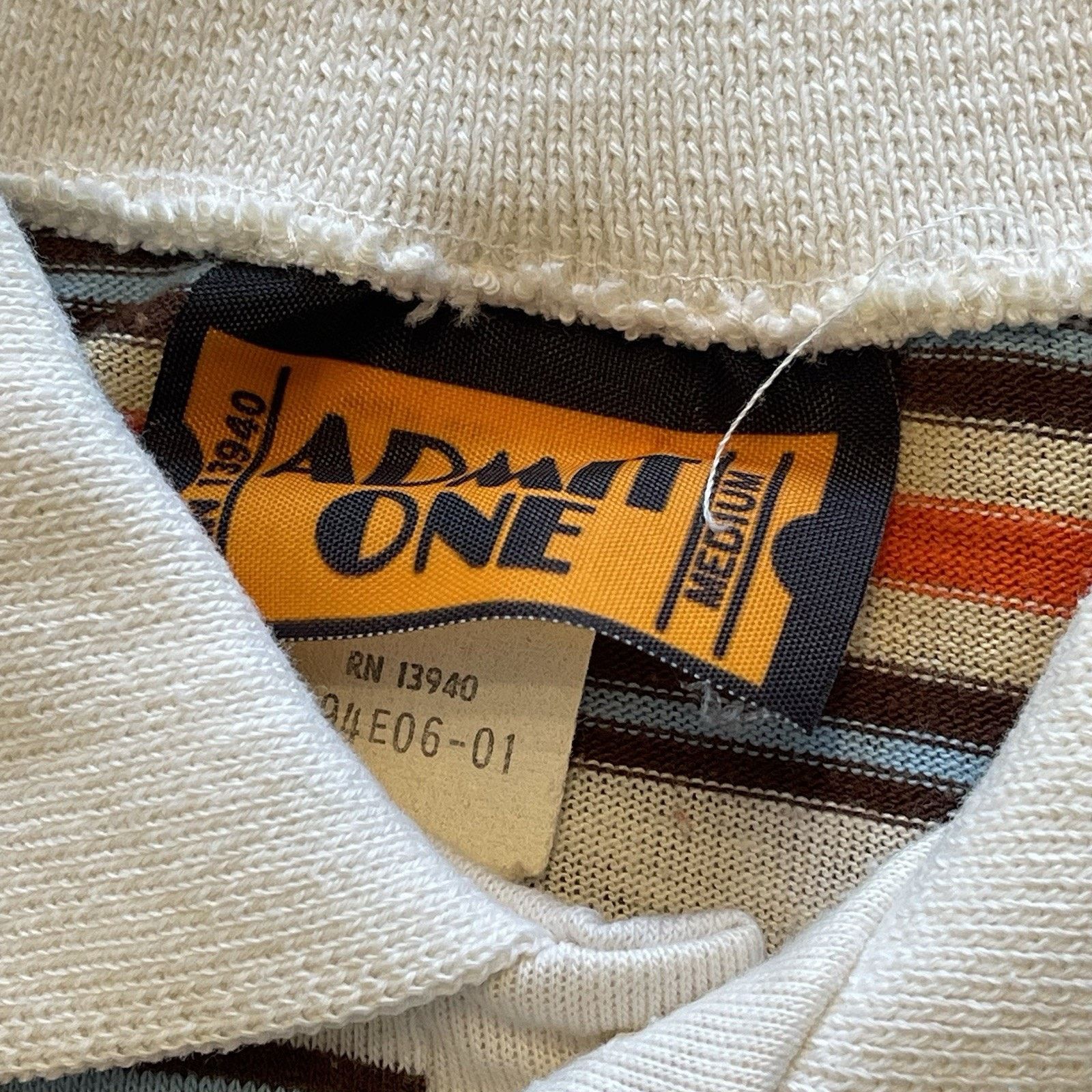 Vintage Vintage 70s Admit-One MOD Polo Shirt M Small Spot Surf Size M / US 6-8 / IT 42-44 - 4 Thumbnail