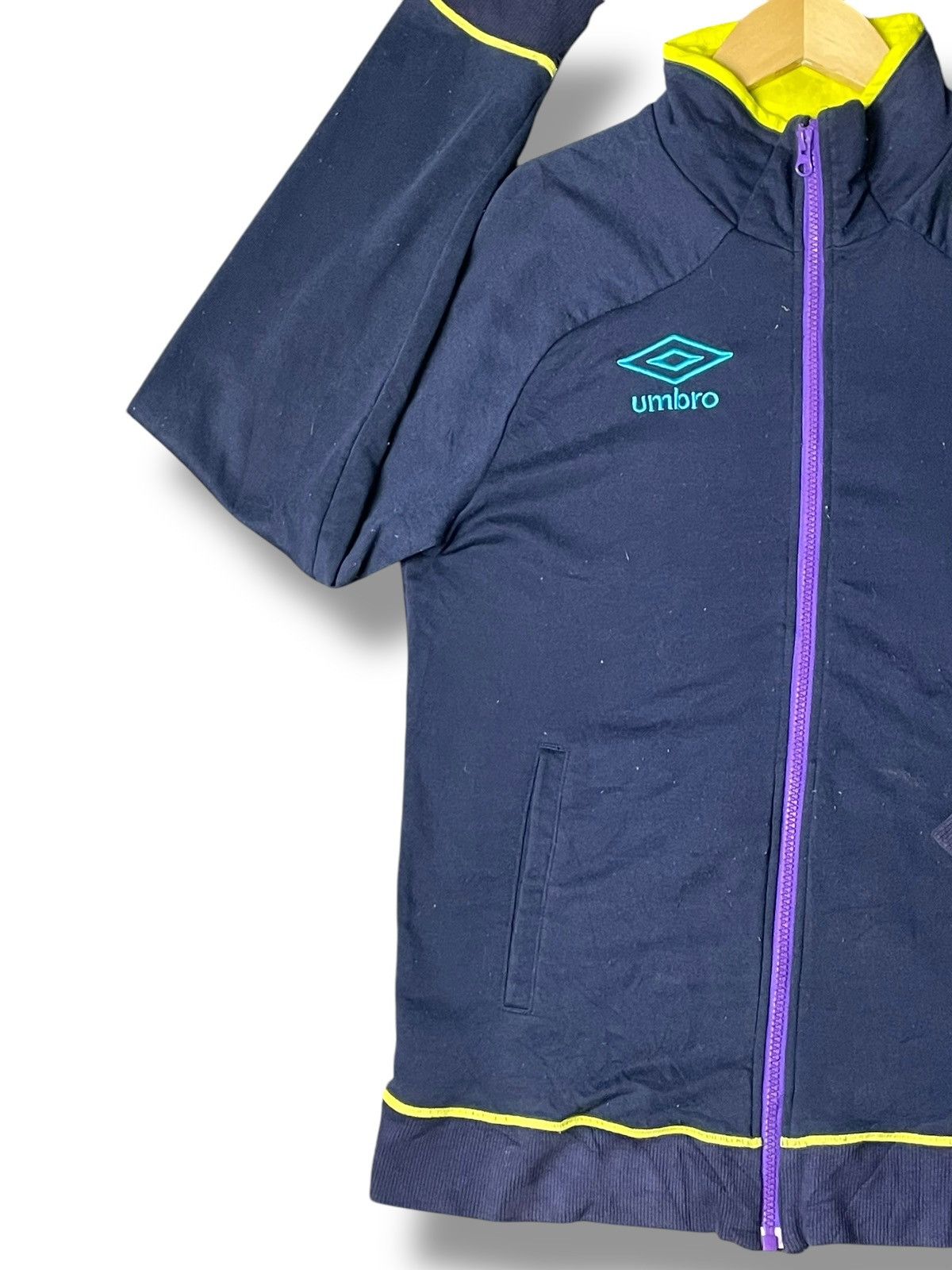 Designer × Umbro × Vintage Umbro x Vintage Big Logo Full-Zipp Sweater (40) Size US L / EU 52-54 / 3 - 6 Thumbnail