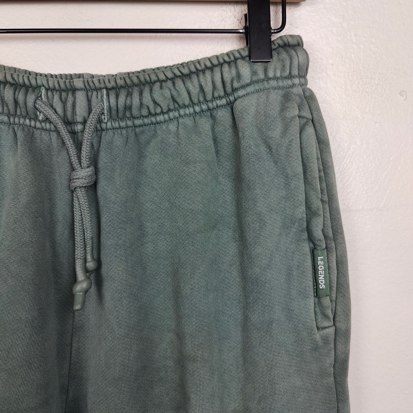 Other Legends Sweatpants Mens Medium Green Garment Dyed Size US 32 / EU 48 - 3 Thumbnail
