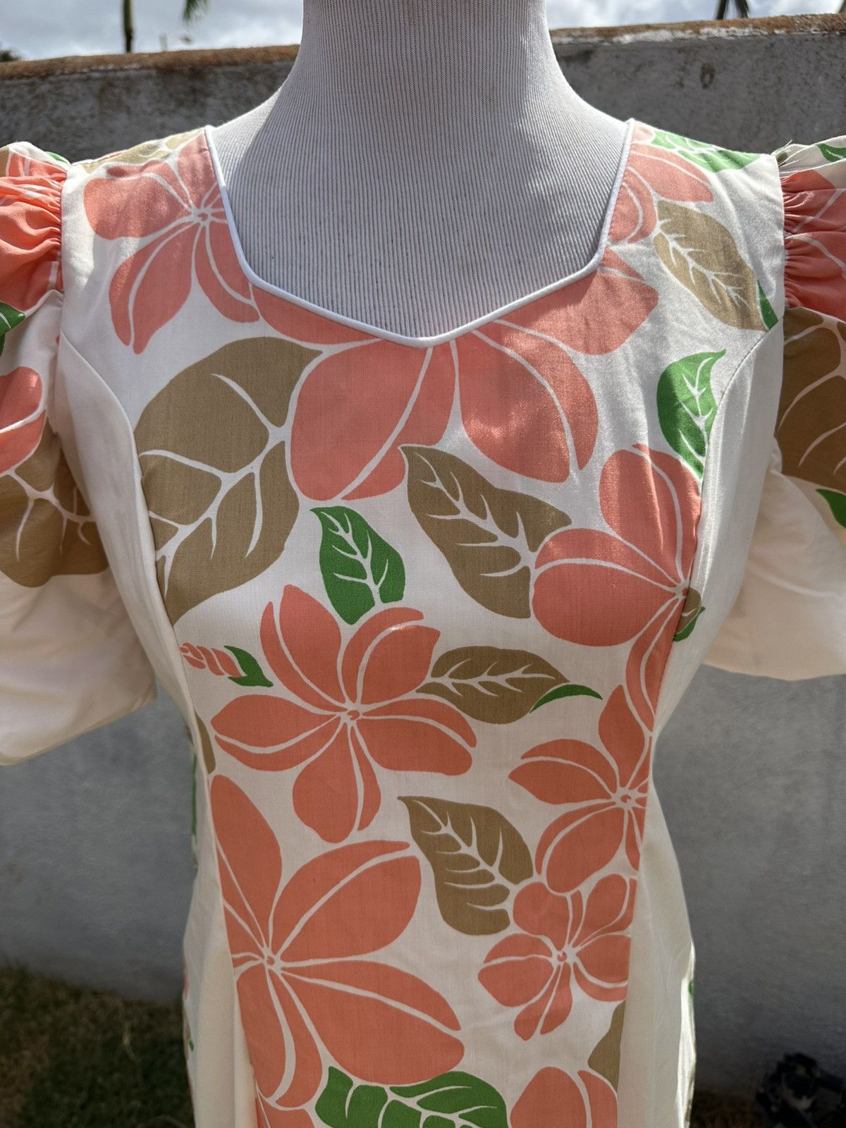 Other New Vintage Ho Aloha Hawaiian Floral Muumuu Dress Women's M Size M / US 6-8 / IT 42-44 - 3 Thumbnail