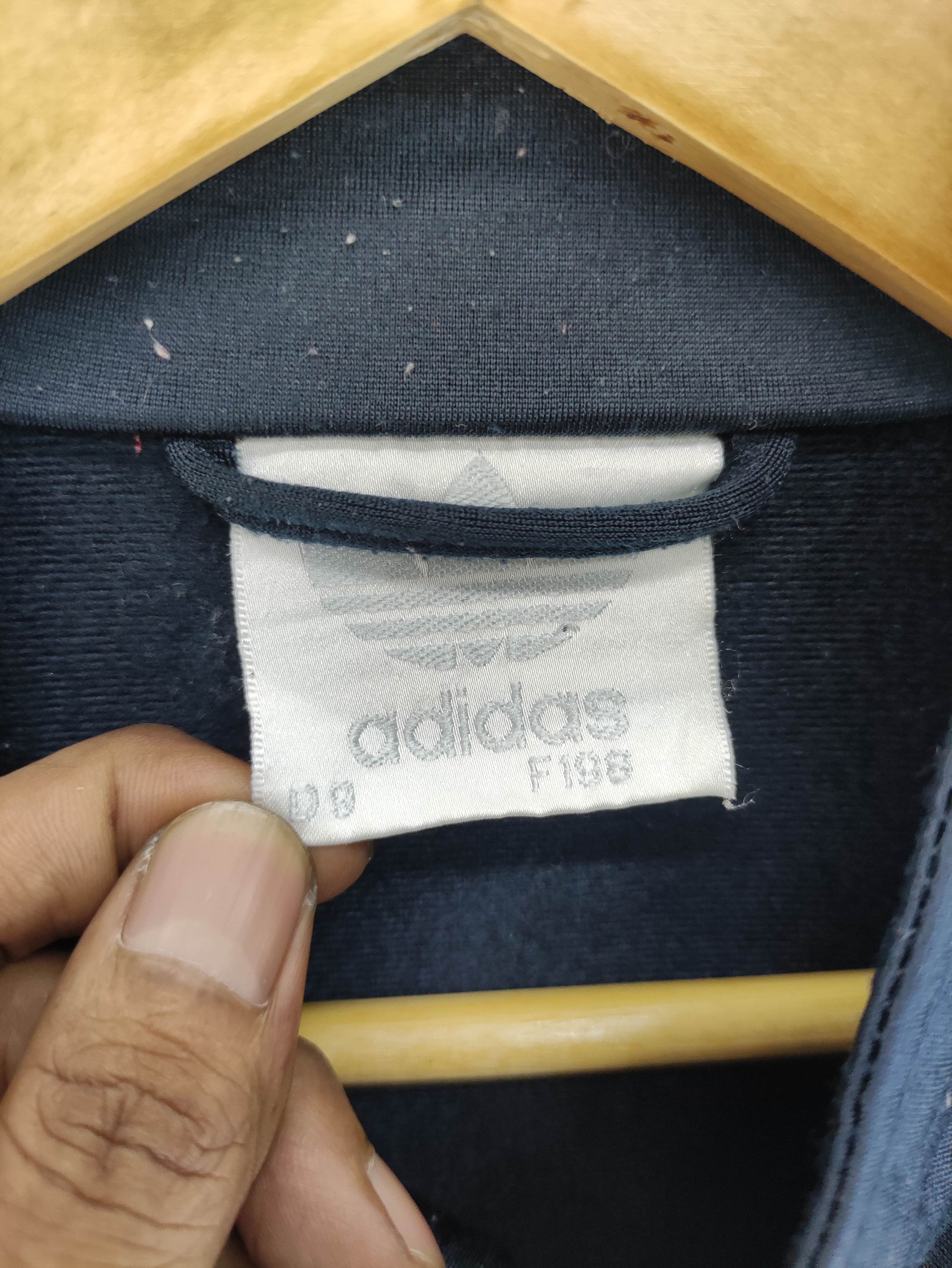 Adidas Vintage 90s Adidas Sweater Jacket Blocks Colour Zipper Size US XL / EU 56 / 4 - 3 Thumbnail