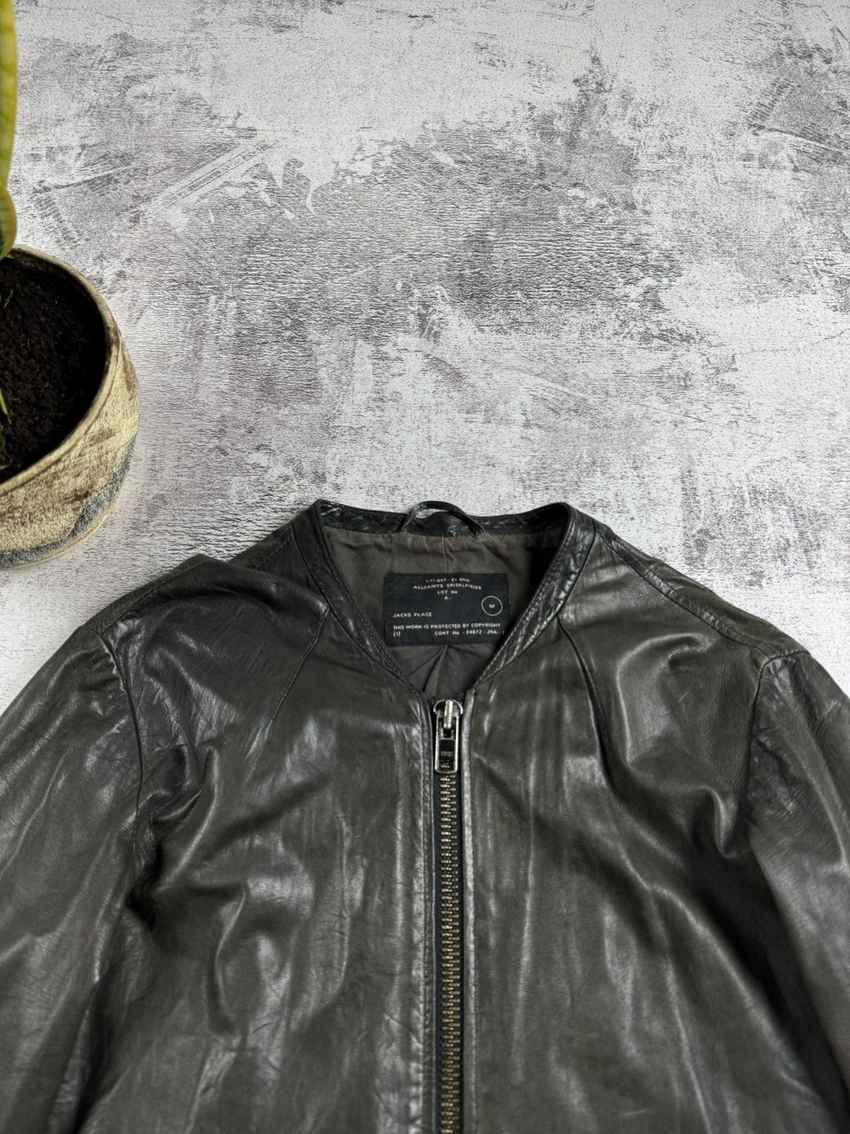 Allsaints ALLSAINTS Spitalfields Jacks Place Bomber Olive Jacket Coat Size US M / EU 48-50 / 2 - 6 Thumbnail