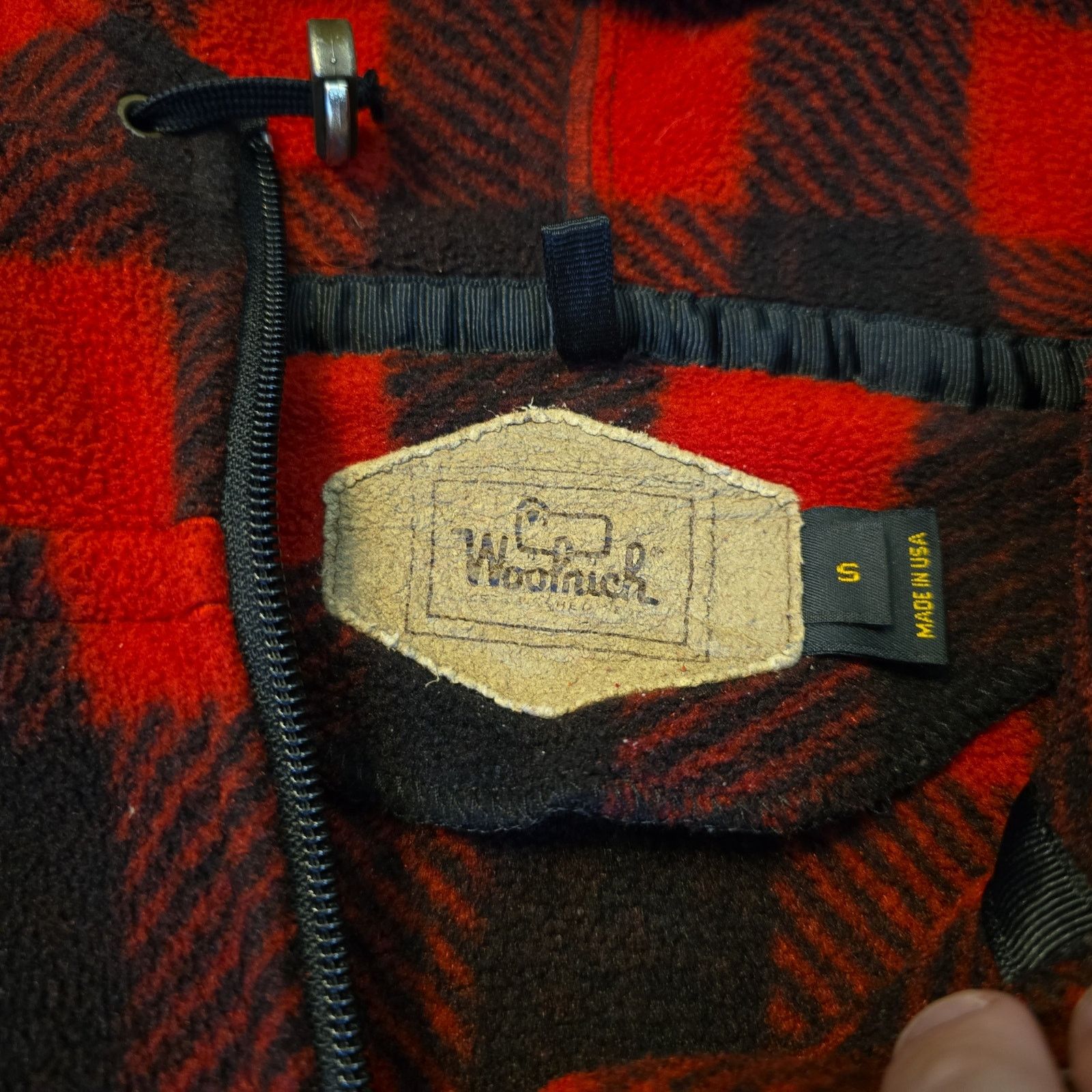 Woolrich Woolen Mills Woolrich Jacket Hooded Red Hunting Buffalo Plaid USA Small Size US S / EU 44-46 / 1 - 4 Thumbnail