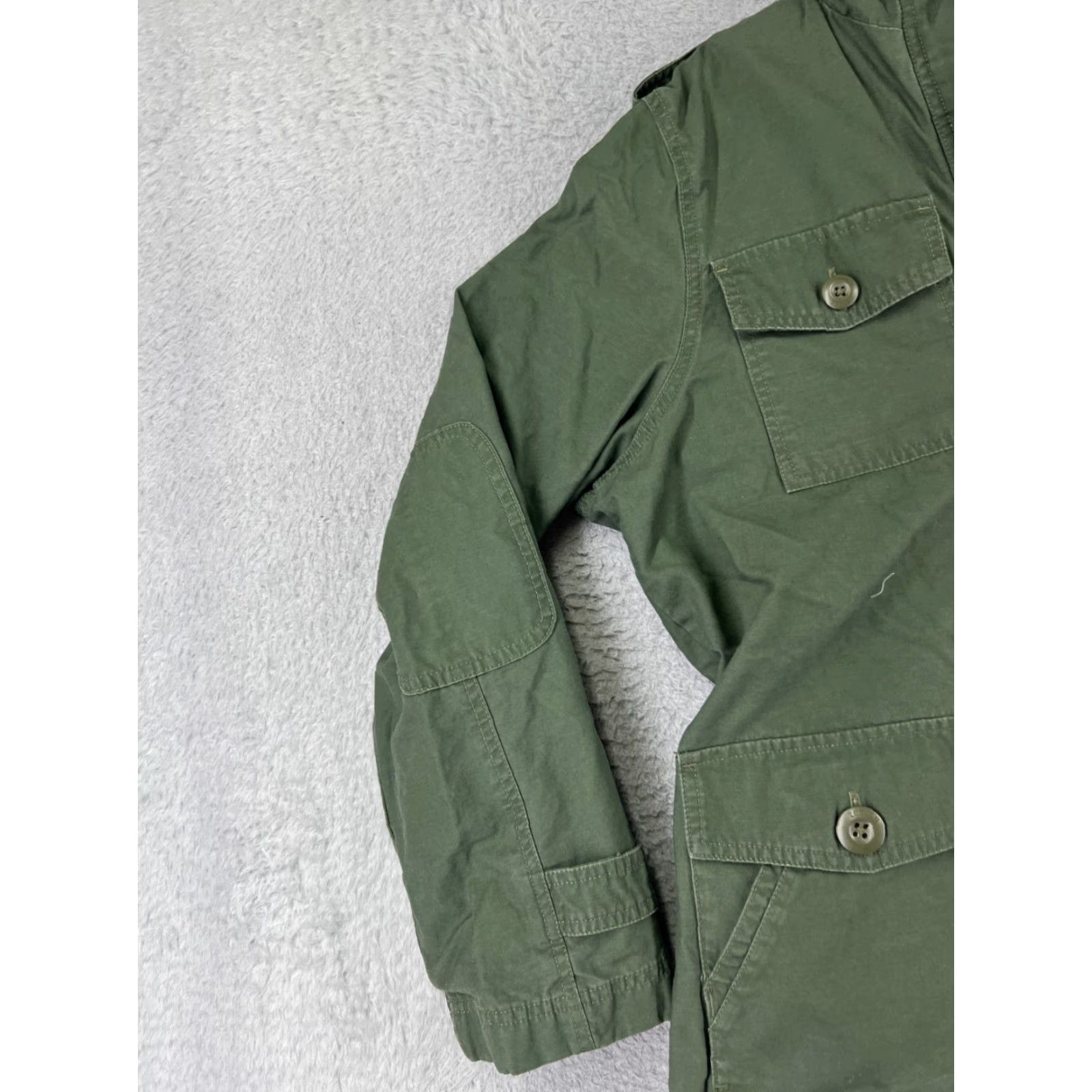 Tommy Hilfiger Tommy Hilfiger Jacket Womens XL Green Army Fleece 3-in-1 Full Zip Casual Pockets Long Sleeve Shell Cotton Nylon Lining Size XL / US 12-14 / IT 48-50 - 7 Thumbnail