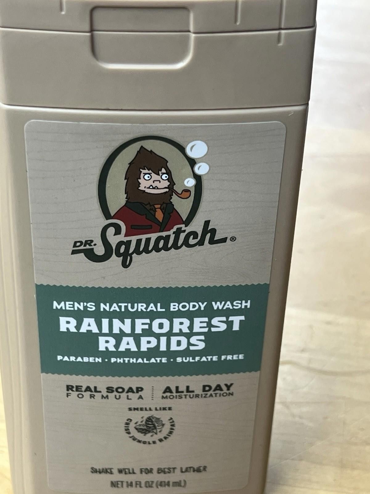 Other Dr. Squatch rainforest Rapids Men’s 14oz Natural Body Wash Size ONE SIZE - 2 Thumbnail