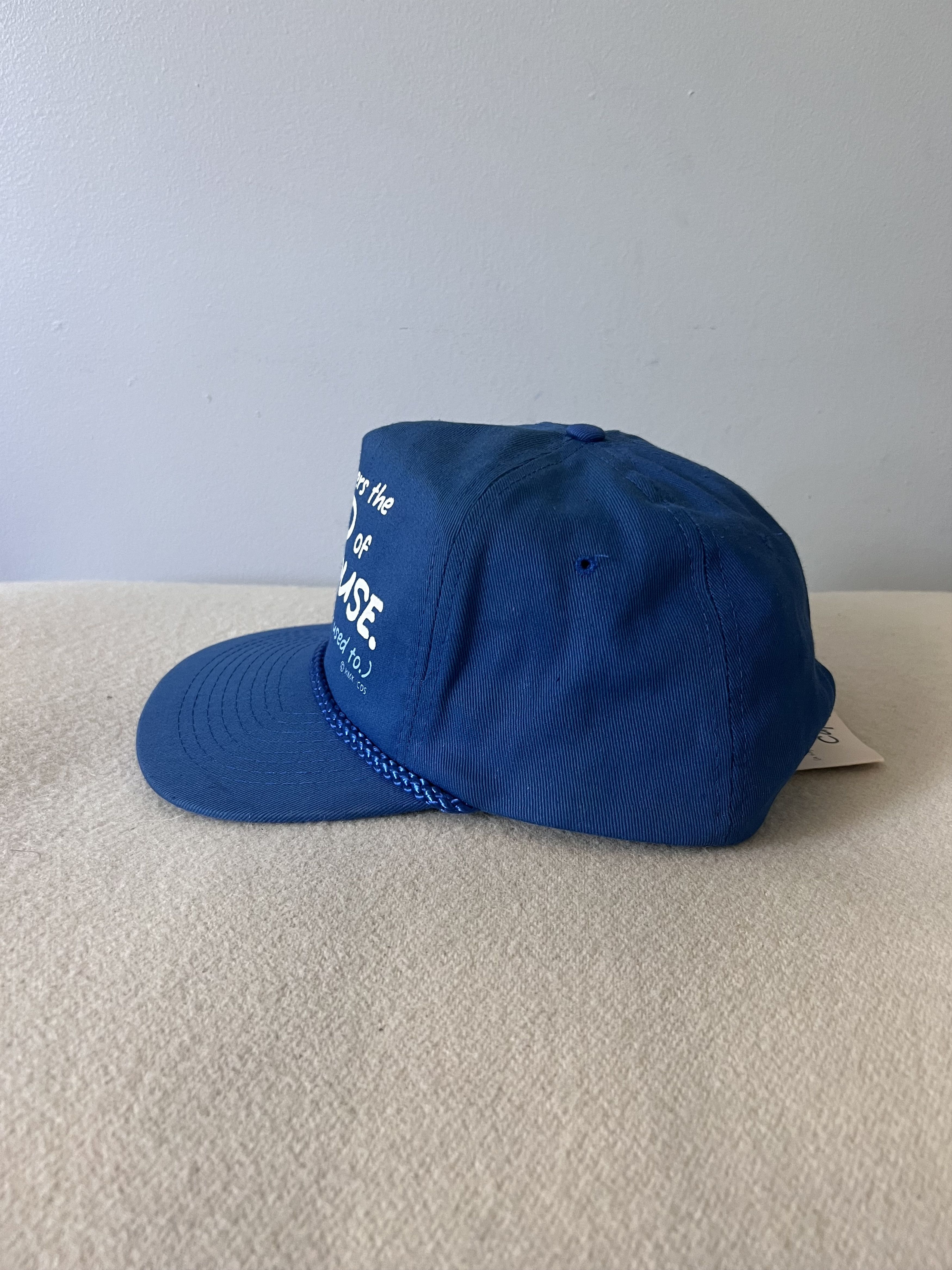Vintage Vintage 90s Head Of The House Parody Trucker Hat in Blue Size ONE SIZE - 2 Thumbnail
