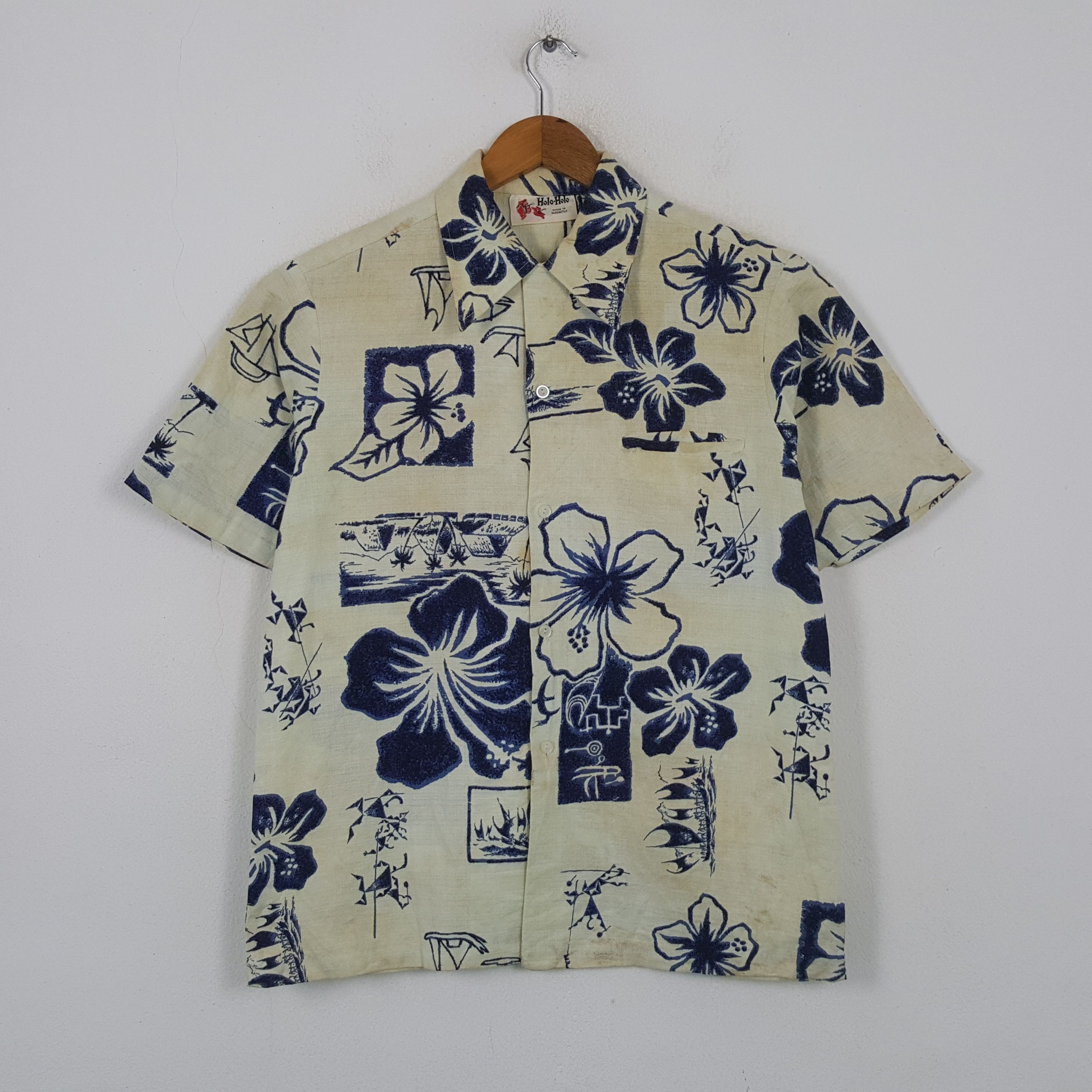 Vintage Vintage Hawaii Flowers Style Shirt RR13 Size US XL / EU 56 / 4 - 1 Thumbnail