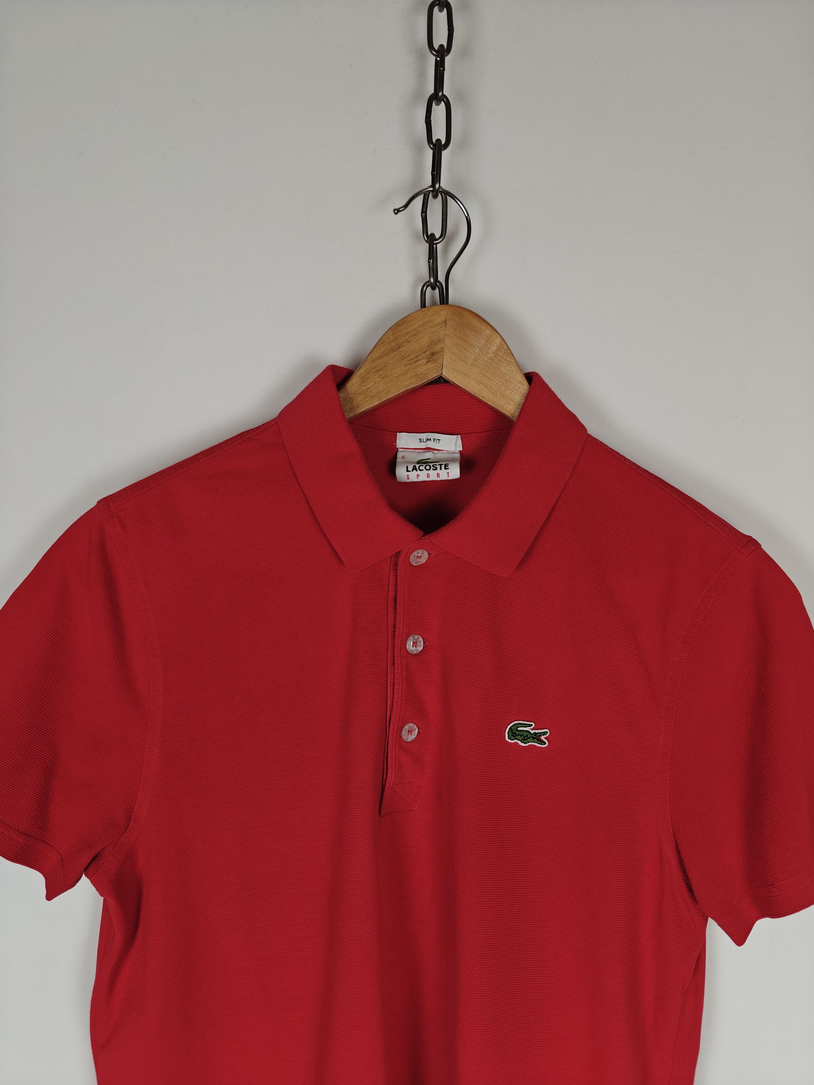 Lacoste Lacoste Sport Polo T-Shirt Slim Fit Logo size 5 (US L) Size US L / EU 52-54 / 3 - 2 Thumbnail
