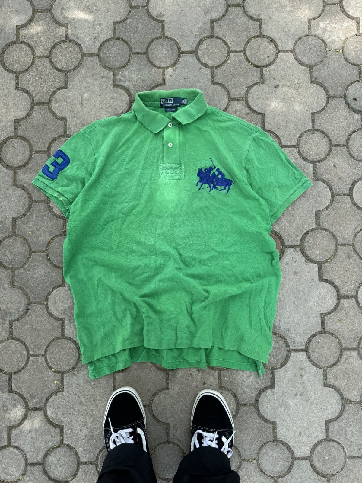 Polo Ralph Lauren × Ralph Lauren × Vintage Vintage Ralph Lauren Big Pony Polo Chief Keef Y2K USA Size US XL / EU 56 / 4 - 2 Thumbnail