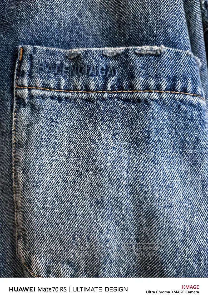 Balenciaga Balenciaga Denim Shirt Size US S / EU 44-46 / 1 - 2 Thumbnail