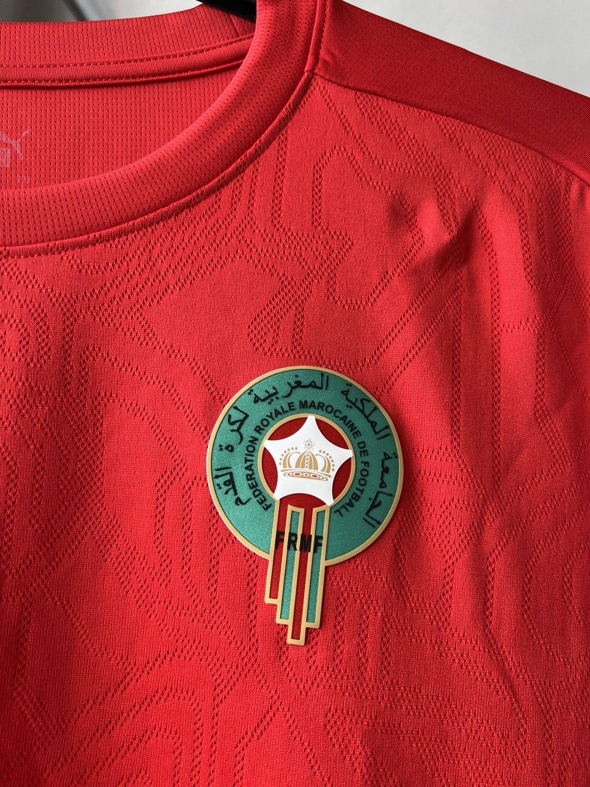 Puma 2025/26 MOROCCO TEAM TRAINING SOCCER JERSEY FOOTBALL SHIRT L Size US L / EU 52-54 / 3 - 7 Thumbnail