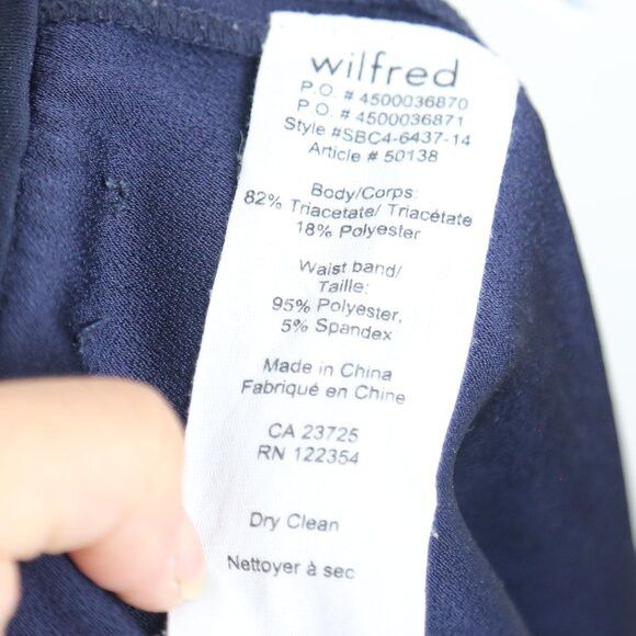 Aritzia Wilfred Aritzia High-Rise Crepe Tapered Jogger Pants Small Size 27" / US 4 / IT 40 - 8 Thumbnail