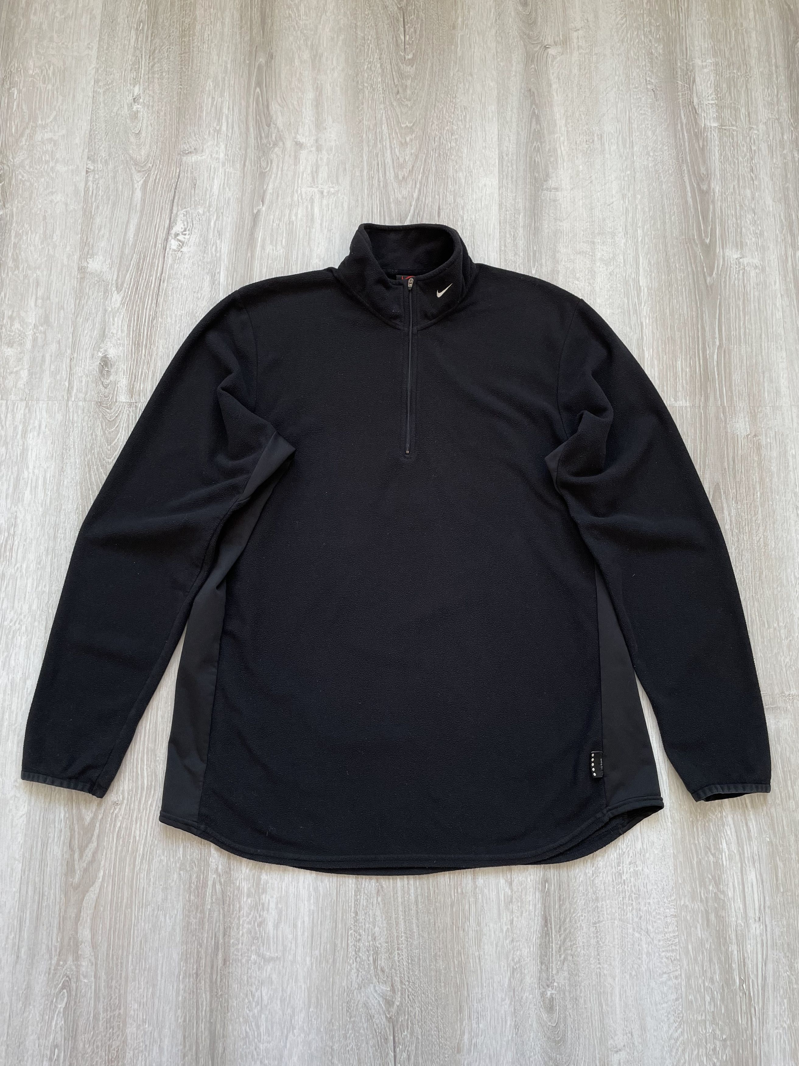 Nike Vintage 90s Nike Fleece Alpha Project Drill Mini Swoosh Size US XL / EU 56 / 4 - 1 Thumbnail