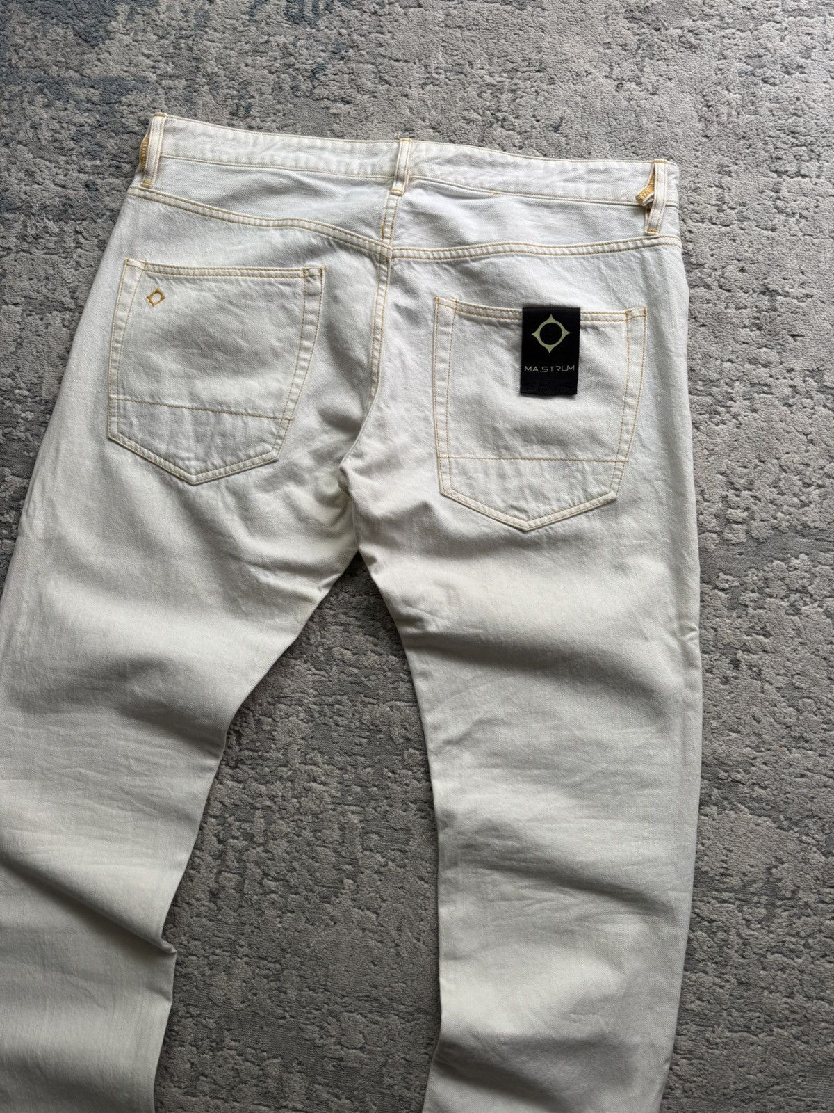 MA.STRUM Ma.Strum Cotton white/Cream Pants Size 36 Size US 34 / EU 50 - 3 Thumbnail