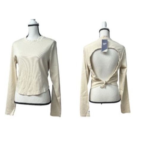 Reebok Reebok Classics Natural Dye Ribbed Women’s Long-sleeve Top, Size L / US 10 / IT 46 - 1 Thumbnail