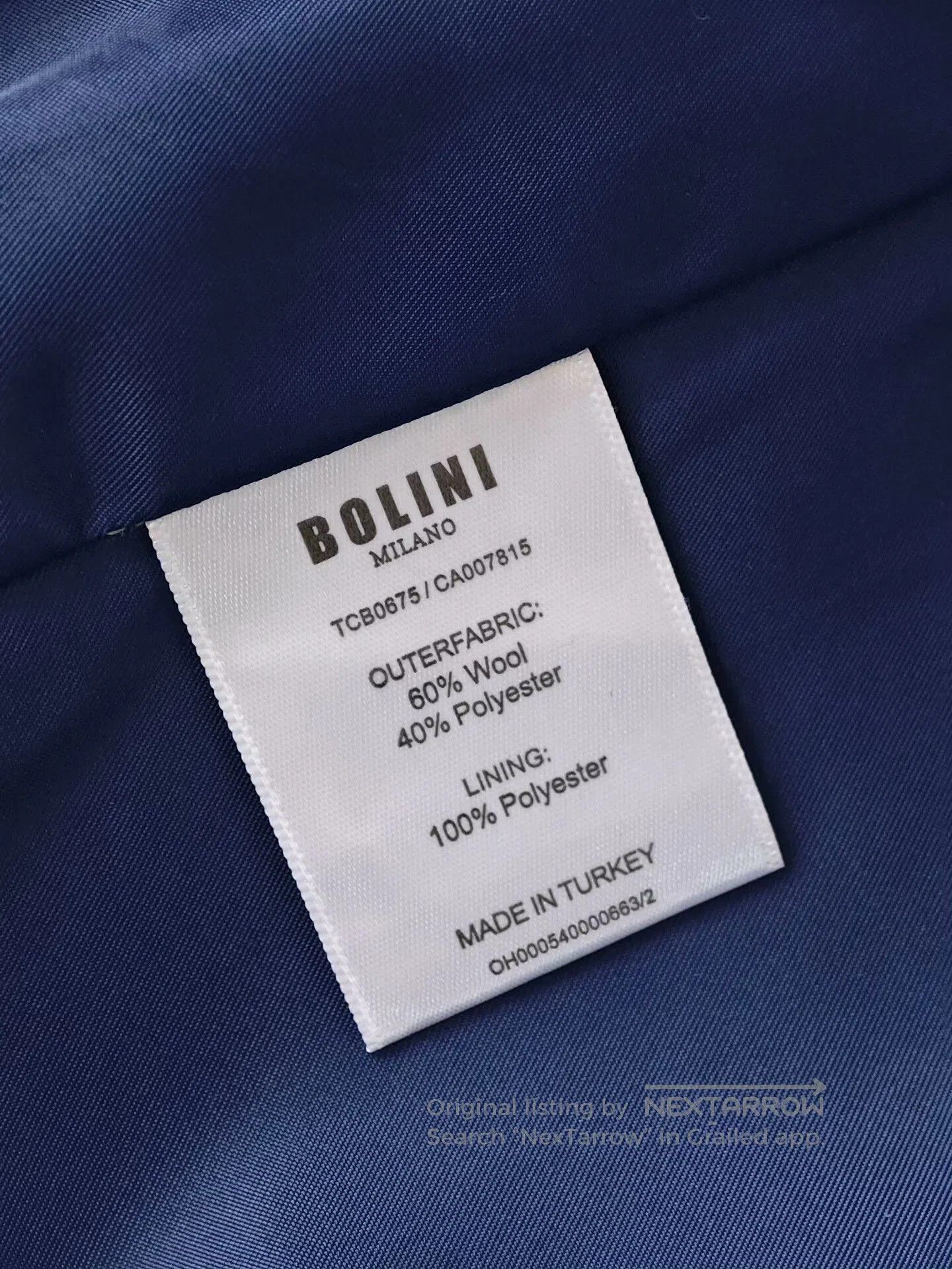 Boglioli Turkish Wool Casual Blazer by Bolini. Size US M / EU 48-50 / 2 - 6 Thumbnail