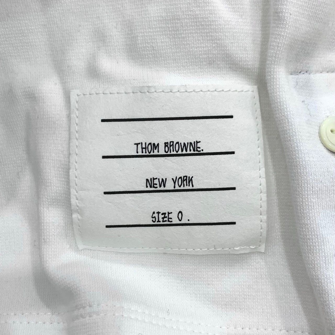 Thom Browne [Thom Browne] Crew Neck Raglan Short-Sleeve T-Shirt White 0 Size XS / US 0-2 / IT 36-38 - 5 Thumbnail