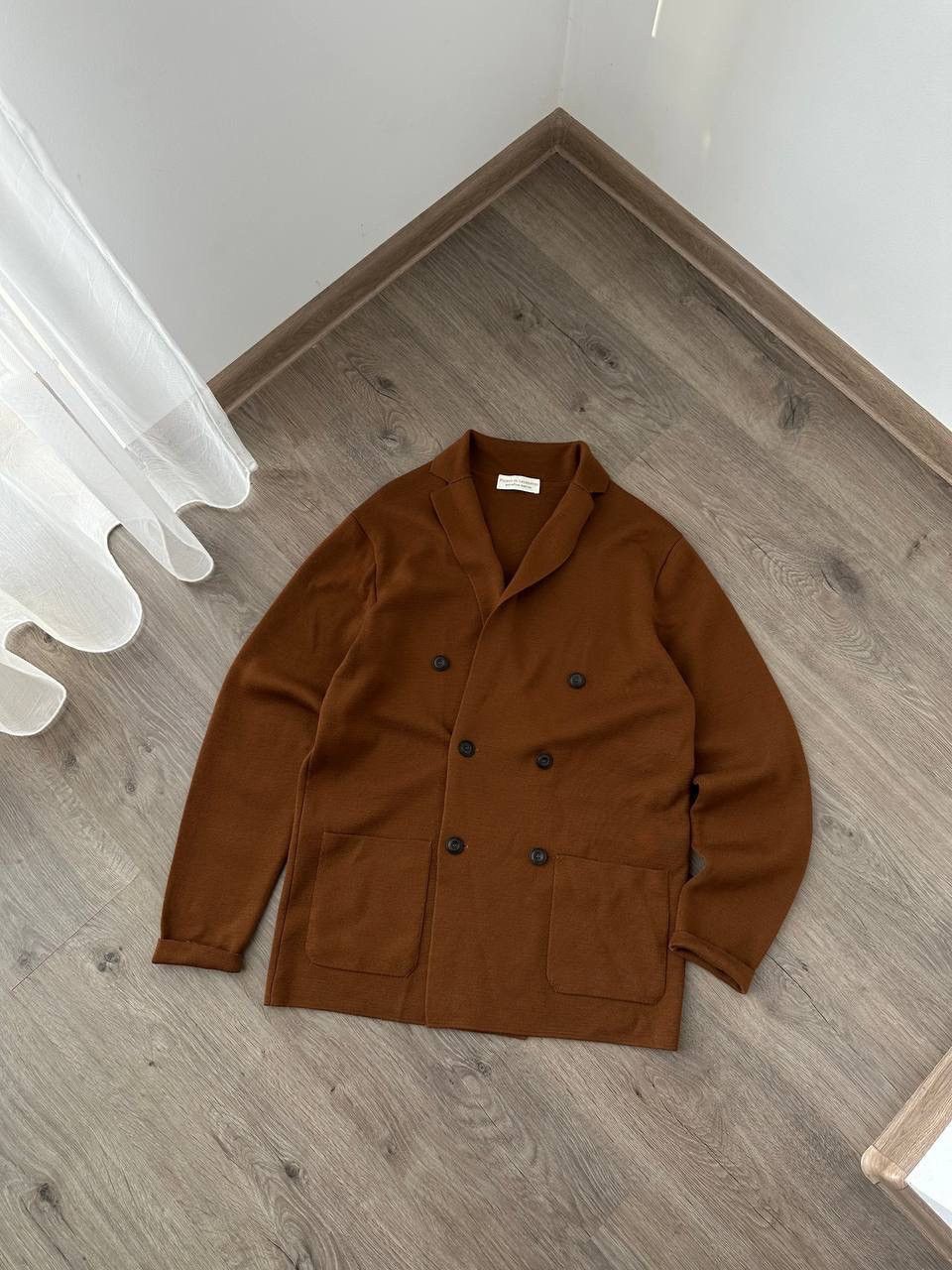 Japanese Brand × Vintage Vintage Filippo De Laurentiis Brown Cardigan Sweater Button Size US L / EU 52-54 / 3 - 1 Thumbnail