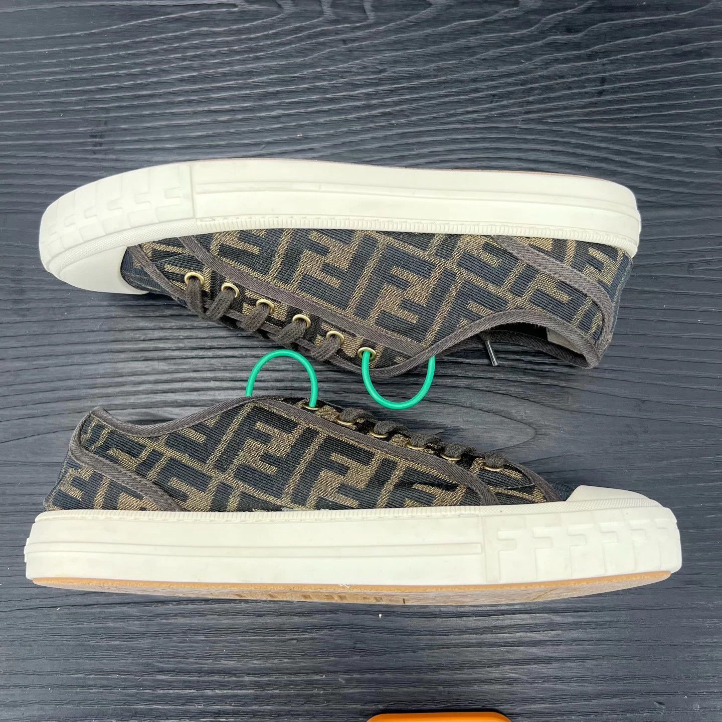 Fendi FENDI Domino Brown 43 MINT Size US 10 / EU 43 - 8 Thumbnail
