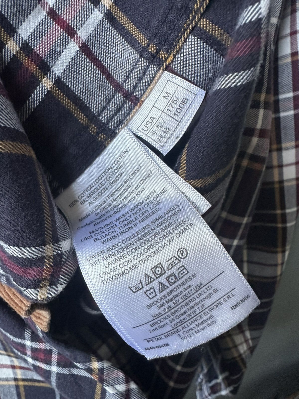 Brooks Brothers Brooks Brother Check Cotton Shirt Size M Size US M / EU 48-50 / 2 - 5 Thumbnail