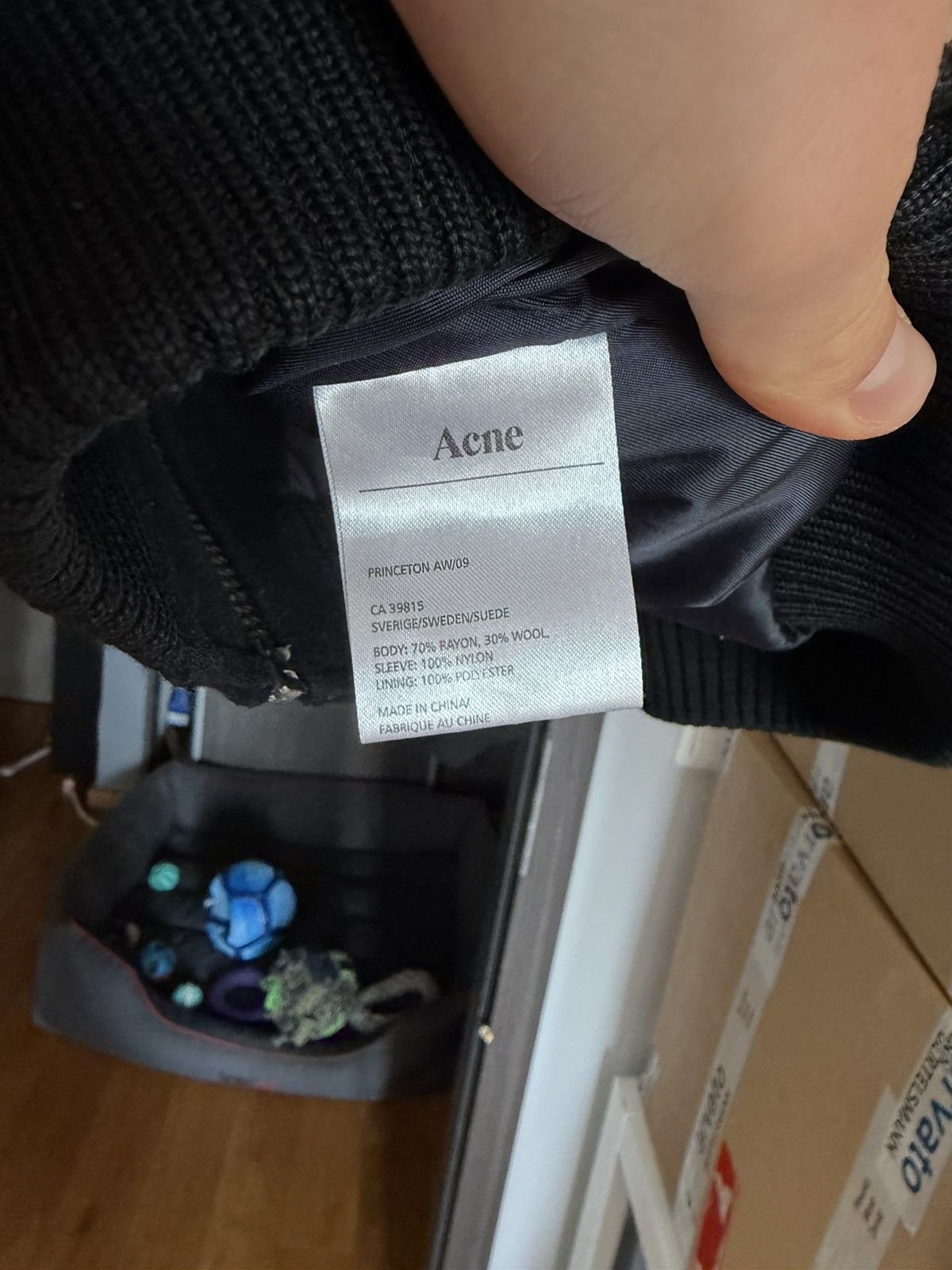 Acne Studios Archive Acne wool bomber jacket princetown aw09 Size US M / EU 48-50 / 2 - 6 Thumbnail